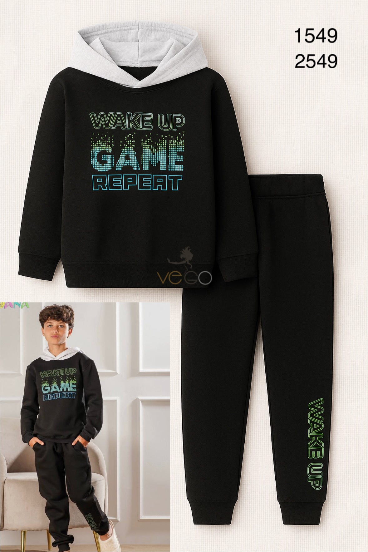 Winter boy pajama moana 1549-2549