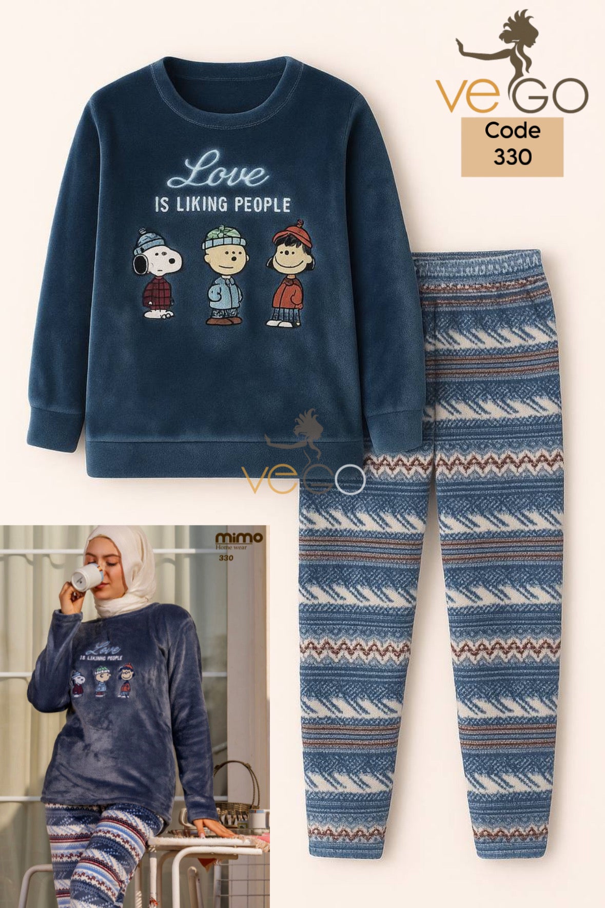 Winter women pajama mimo 330