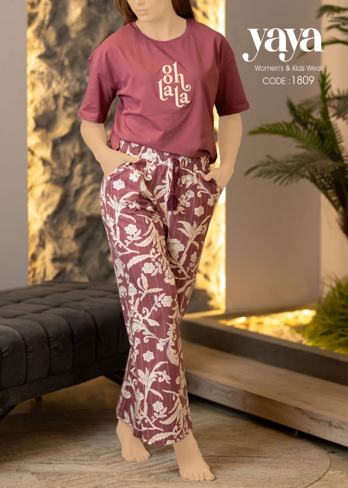 Summer women pajama yaya pant