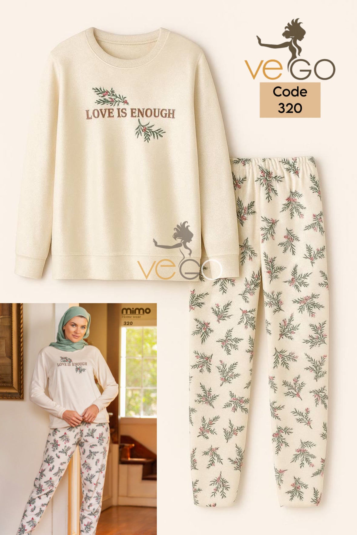 Winter women pajama mimo 320