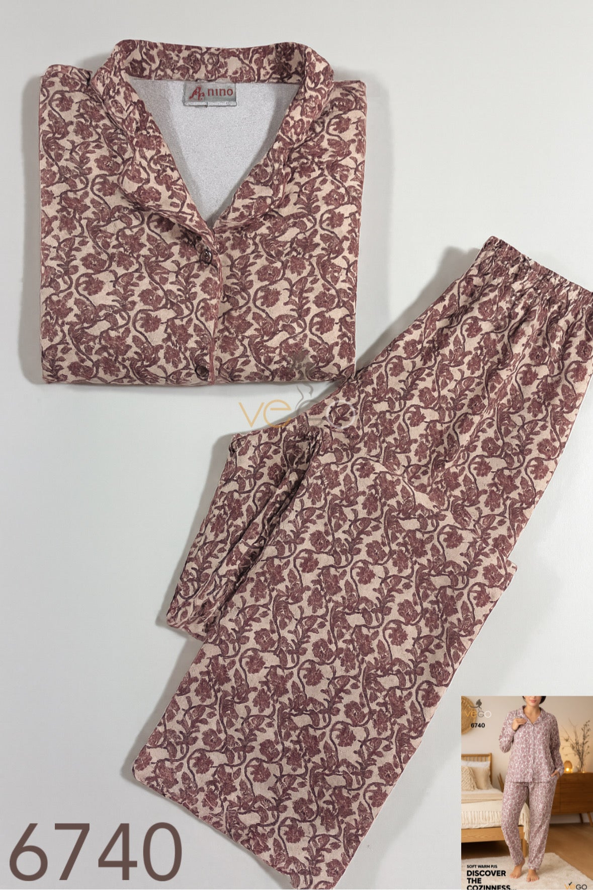 Winter women pajama mimo 6740
