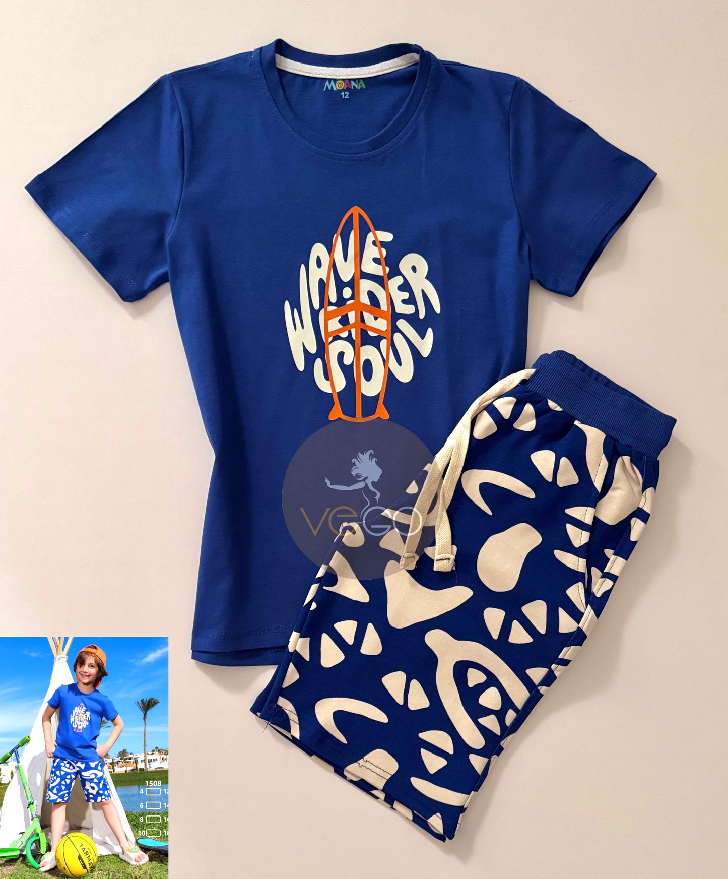 Summer boy pajama موانا