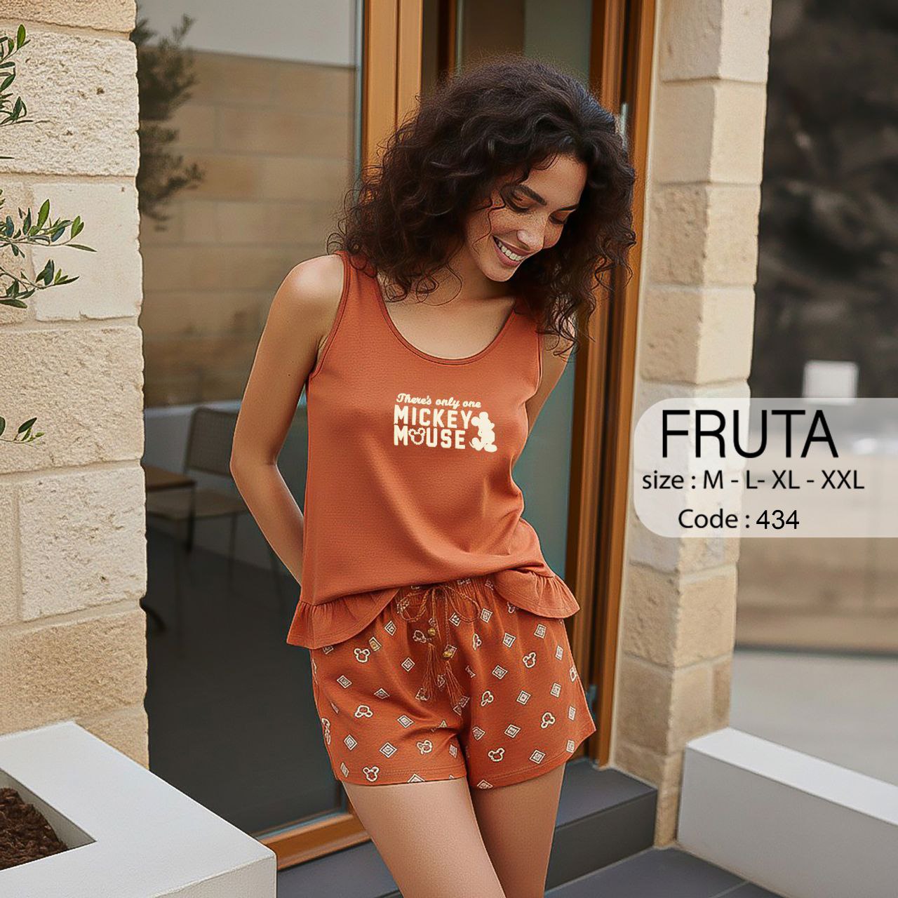 Summer women pajama fruta 434