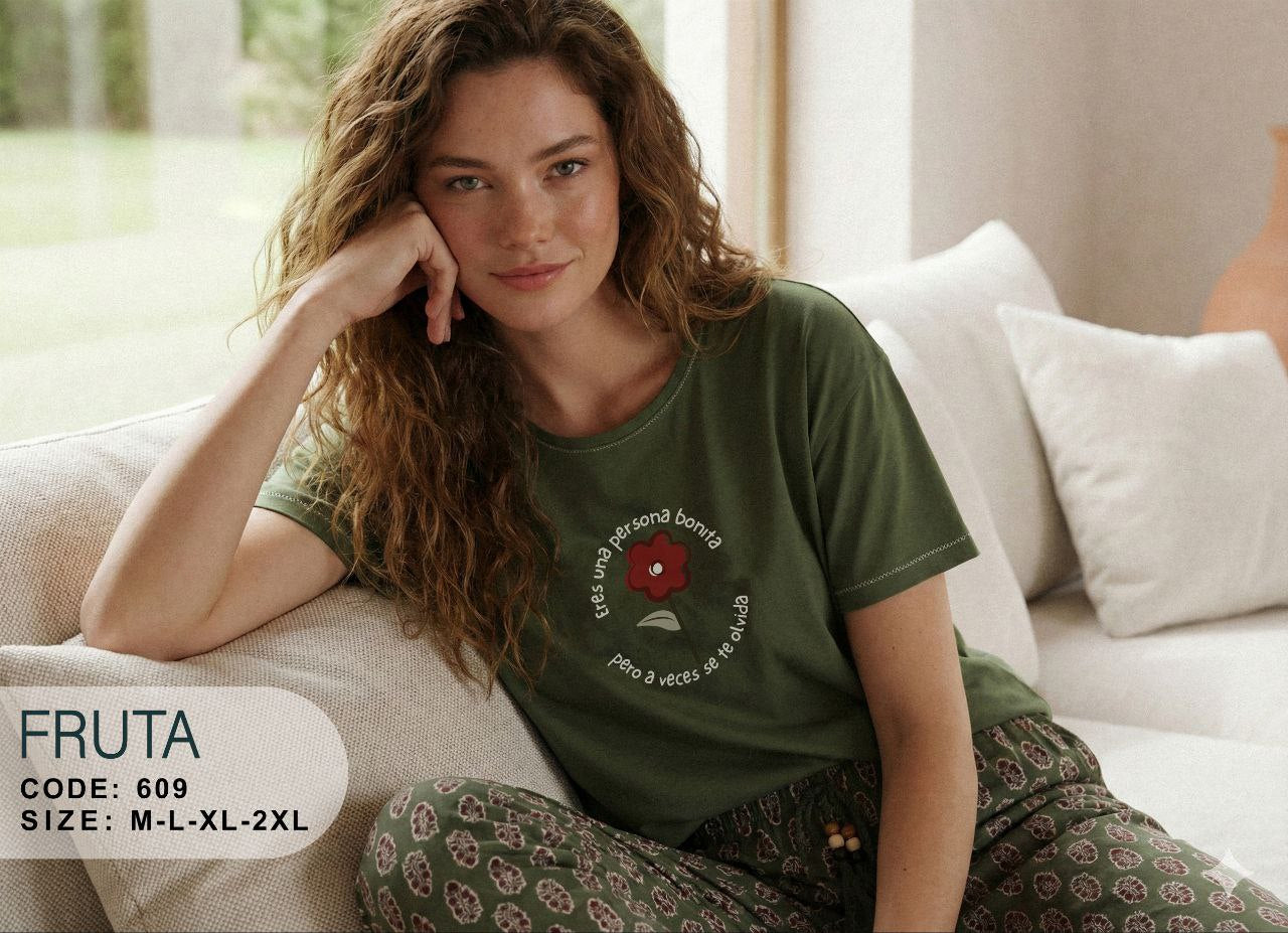 Summer women pajama fruta pant 609