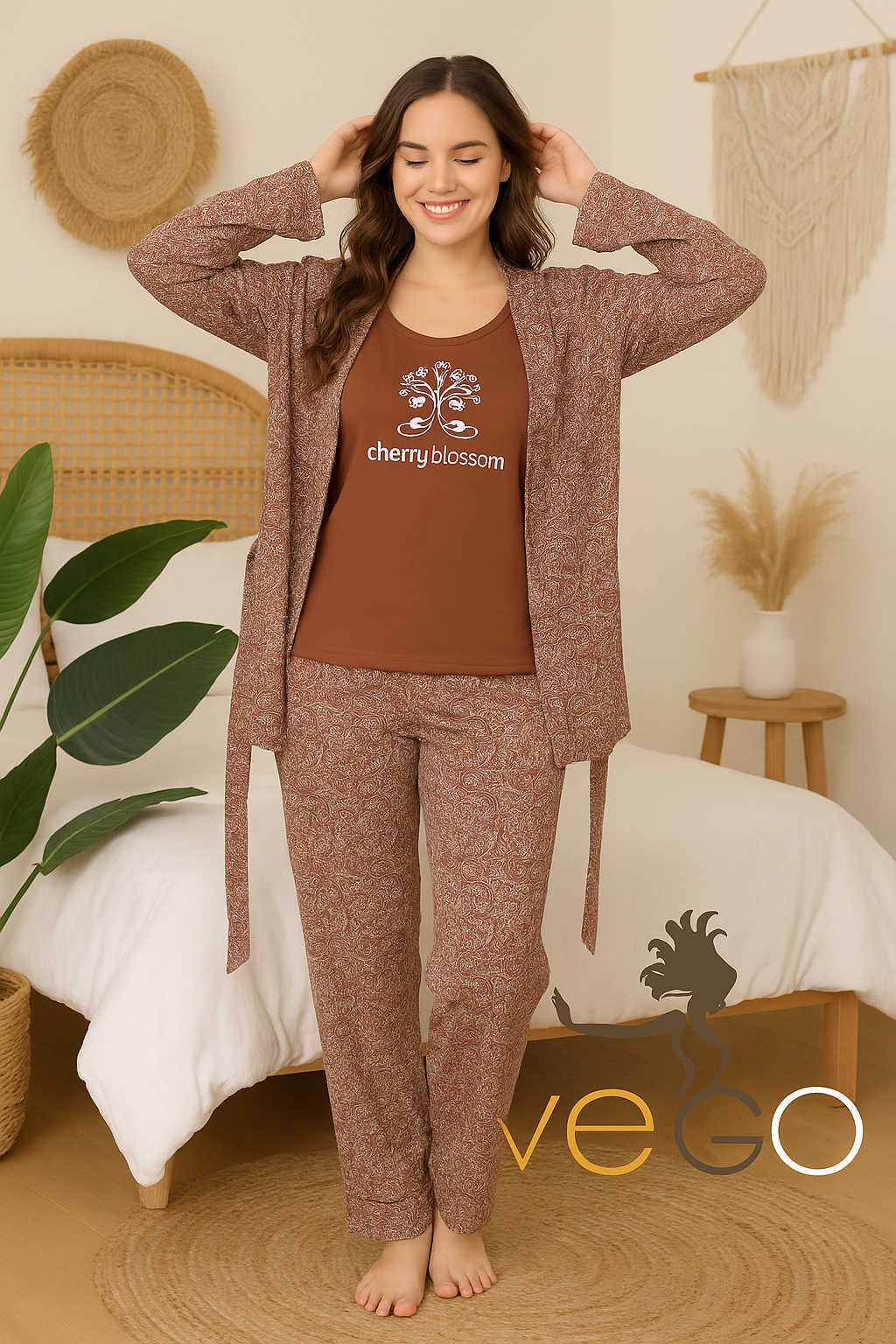 Summer women pajama smile pant