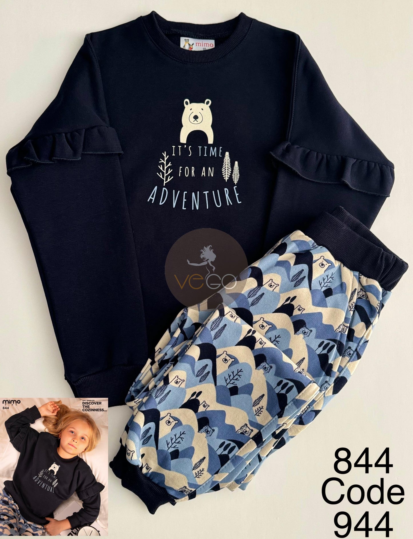 Winter girl pajama ميمو 944-844