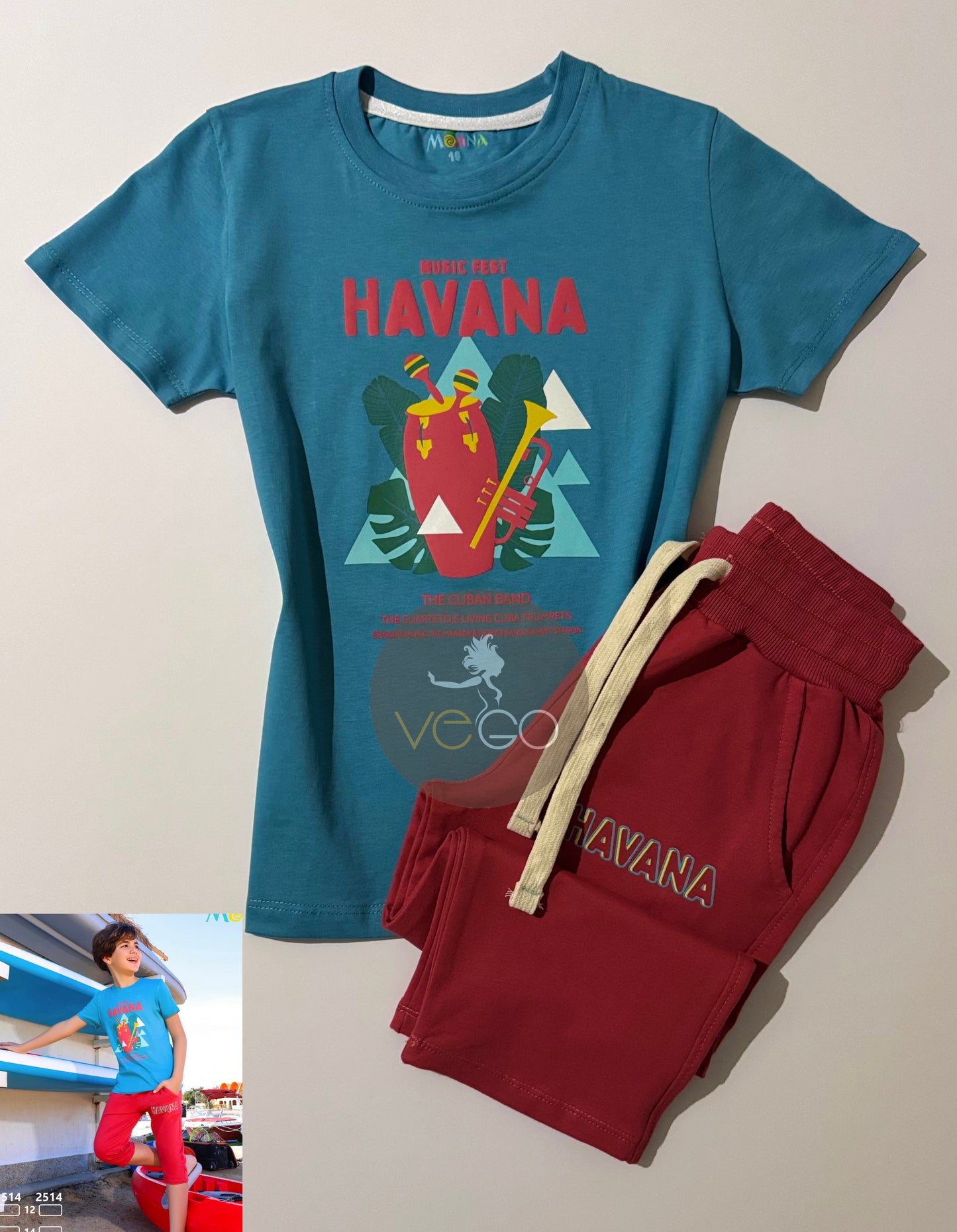 Summer boy pajama موانا