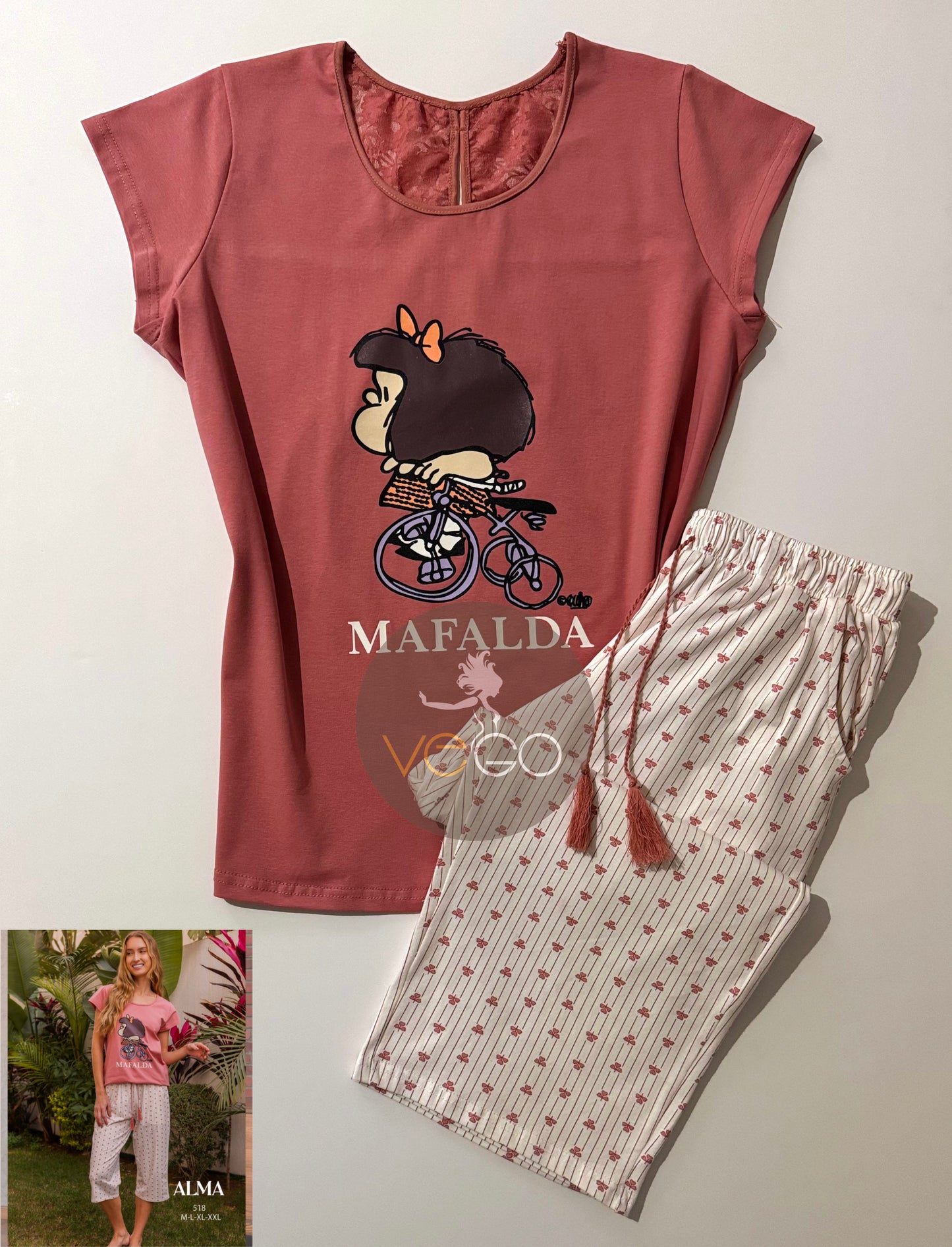 Summer women pajama alma permoda