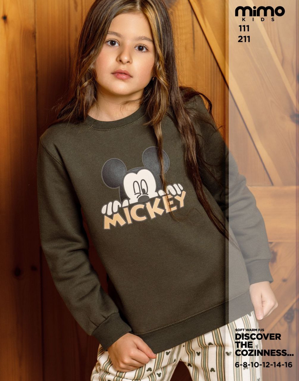 Winter girl pajama mimo 111-211