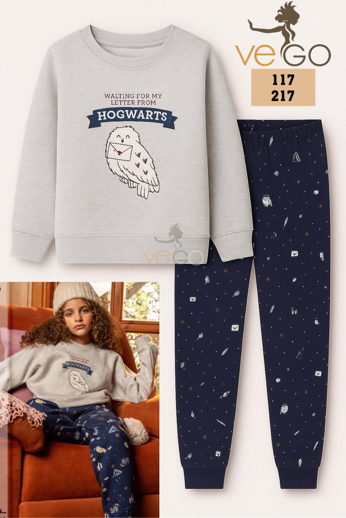 Winter girl pajama mimo 117-217