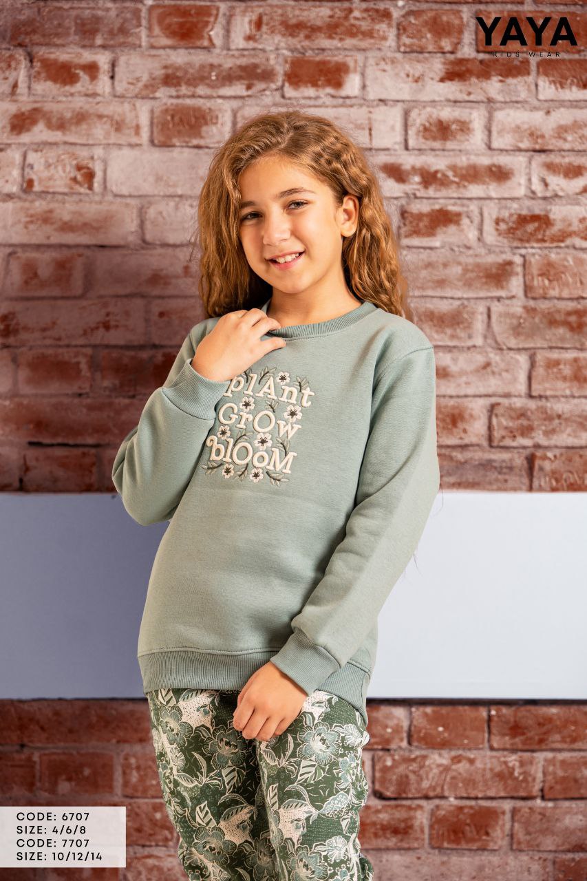 Winter girl pajama yaya 6707-7707