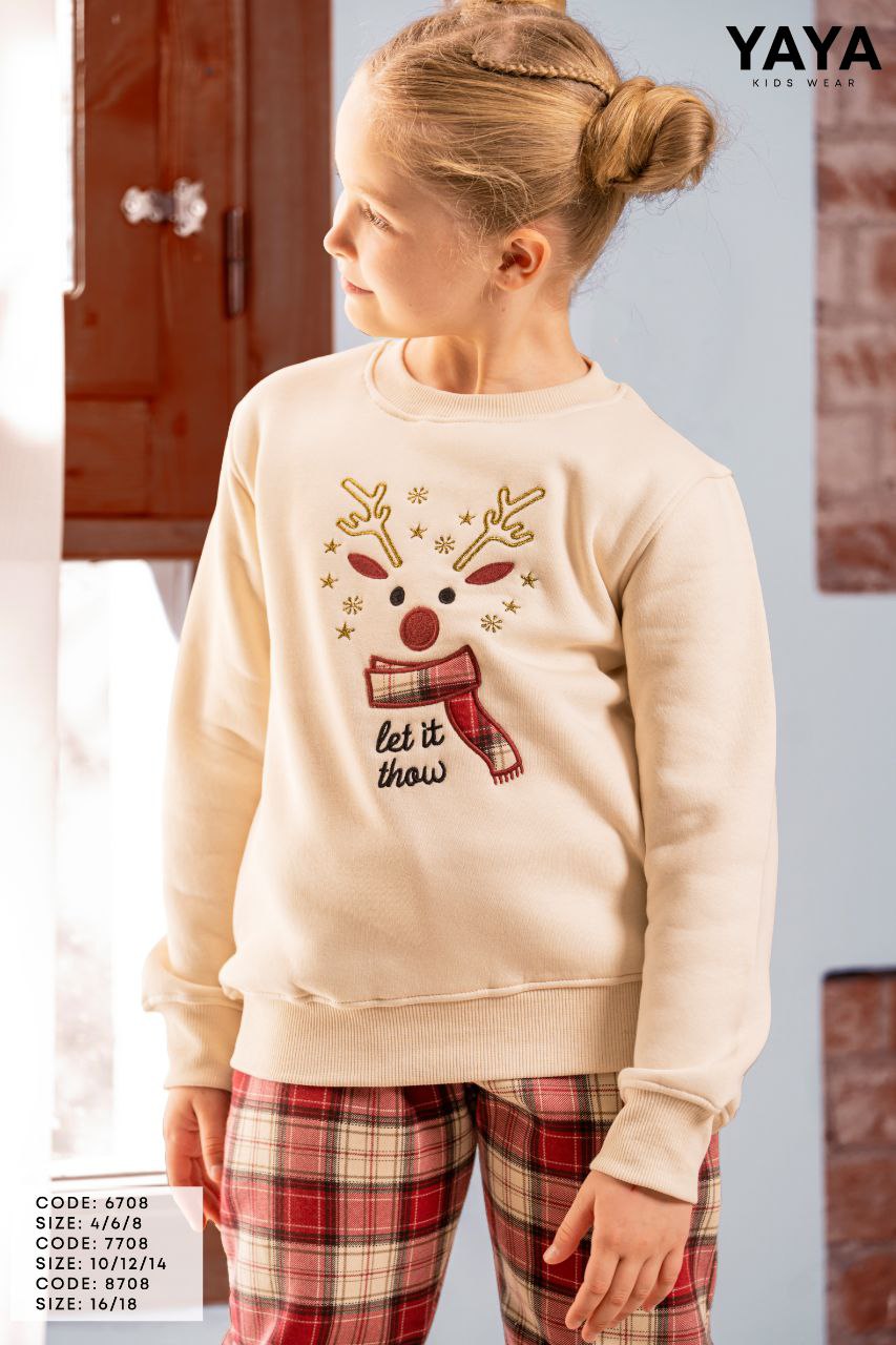 Winter girl pajama yaya 6708-7708