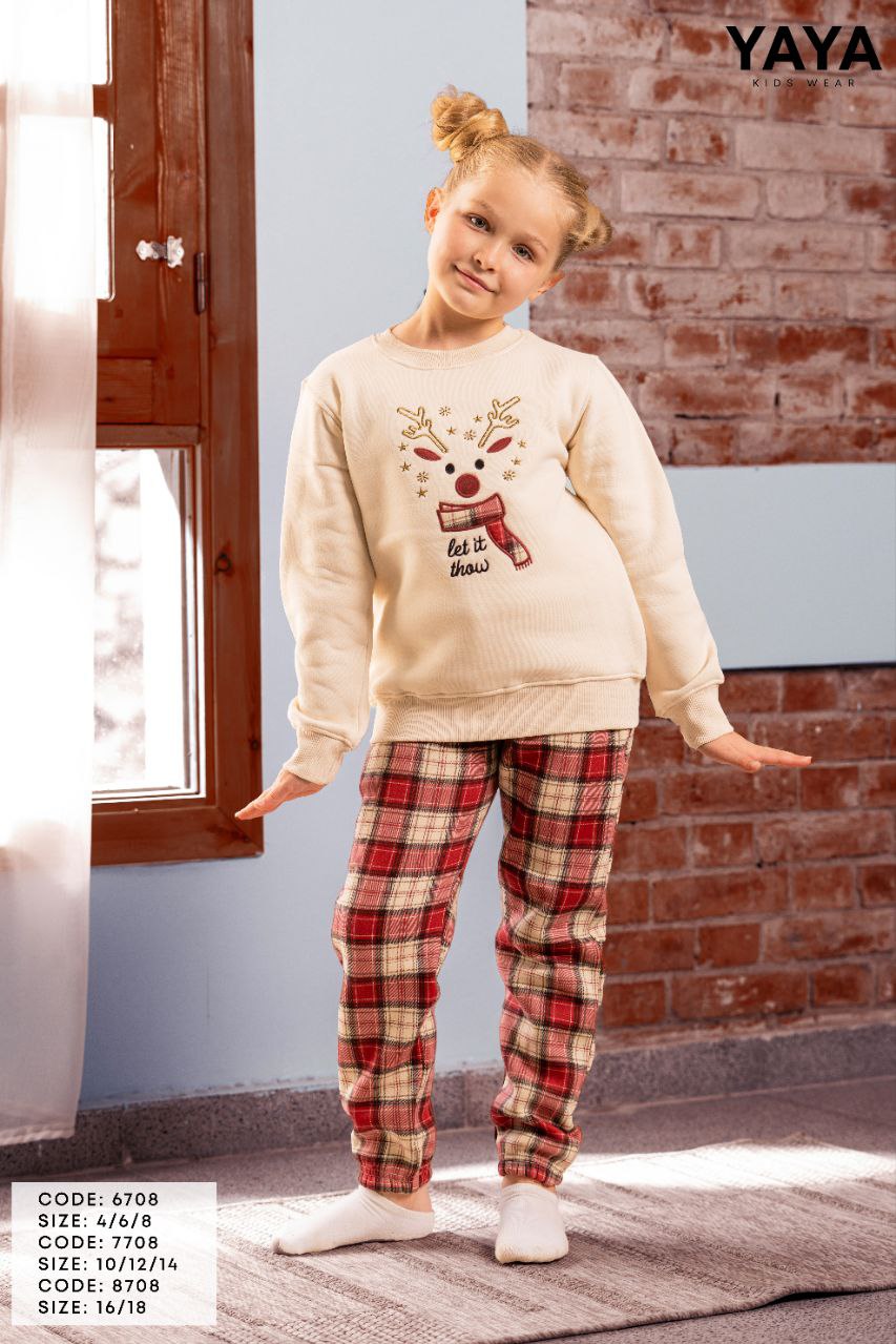 Winter girl pajama yaya 6708-7708