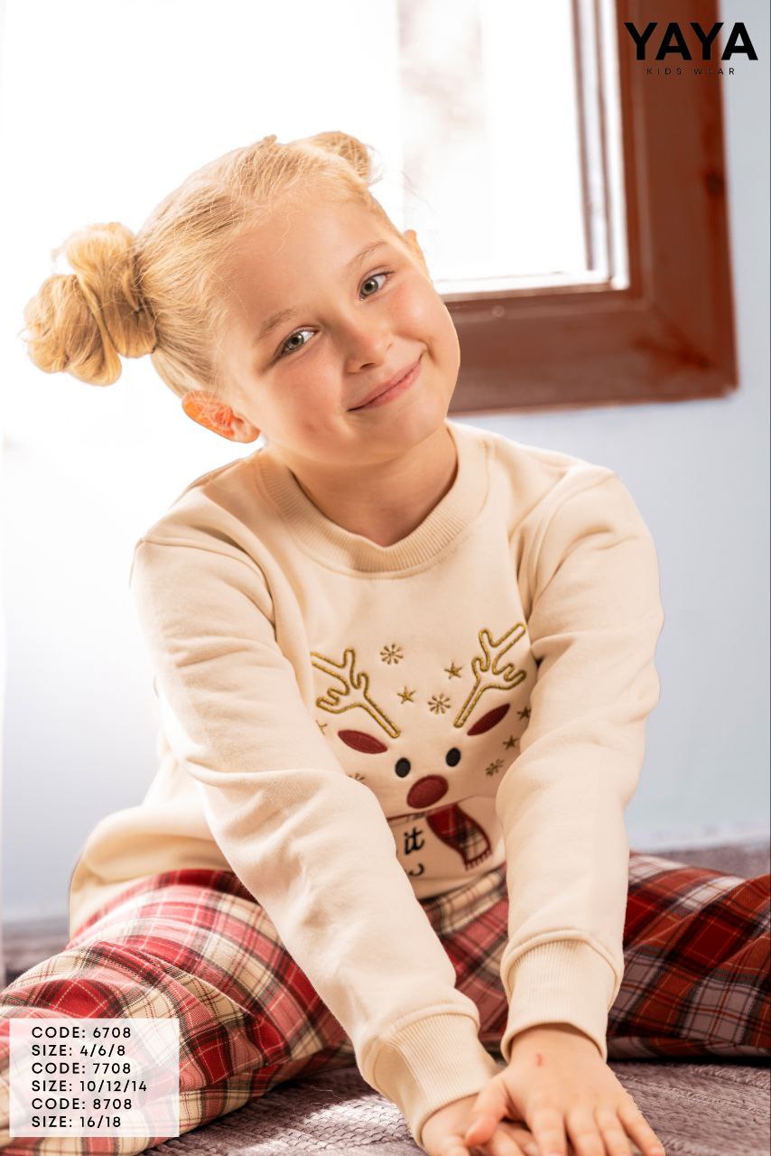 Winter girl pajama yaya 6708-7708