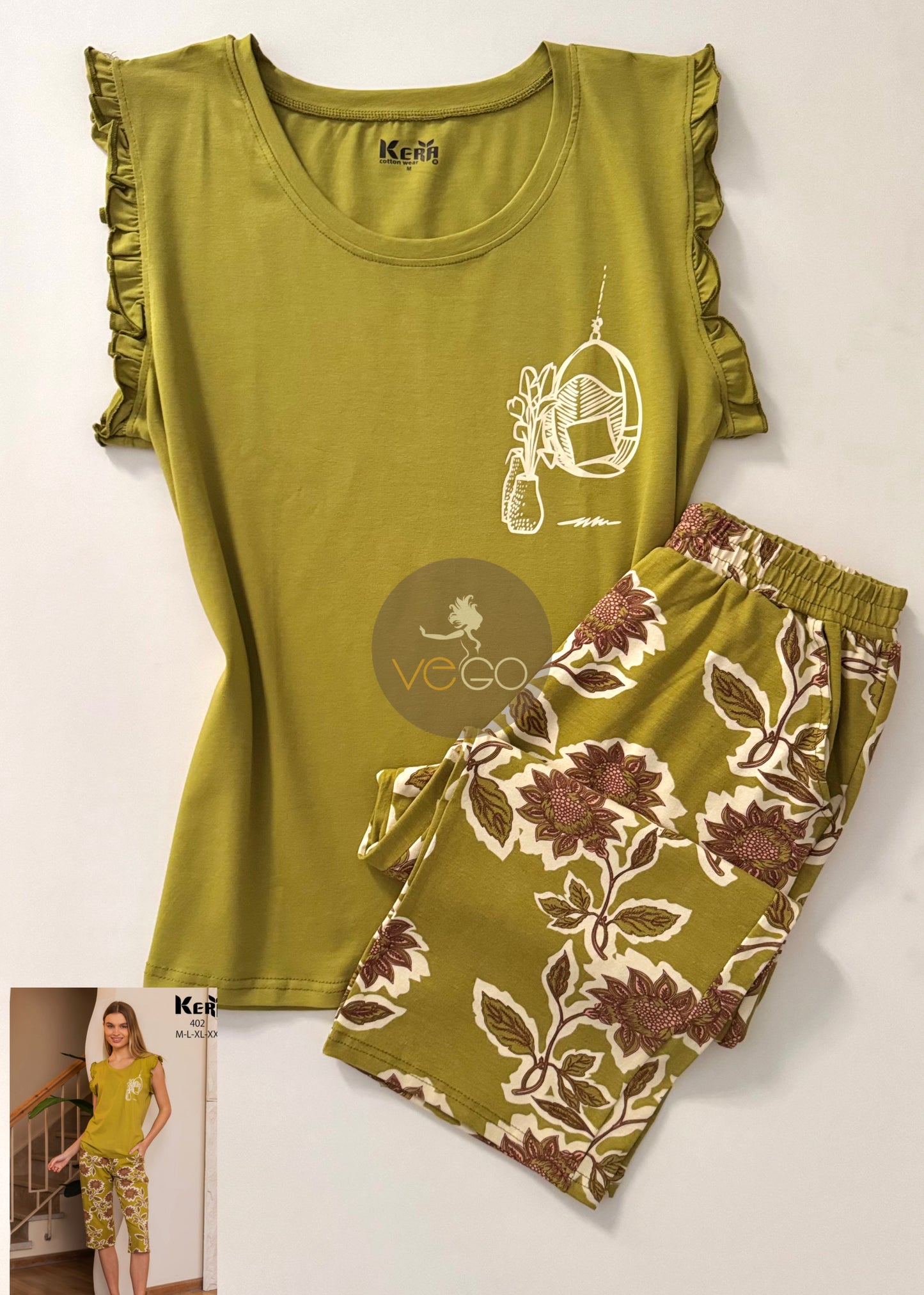 Summer women pajama kera permoda