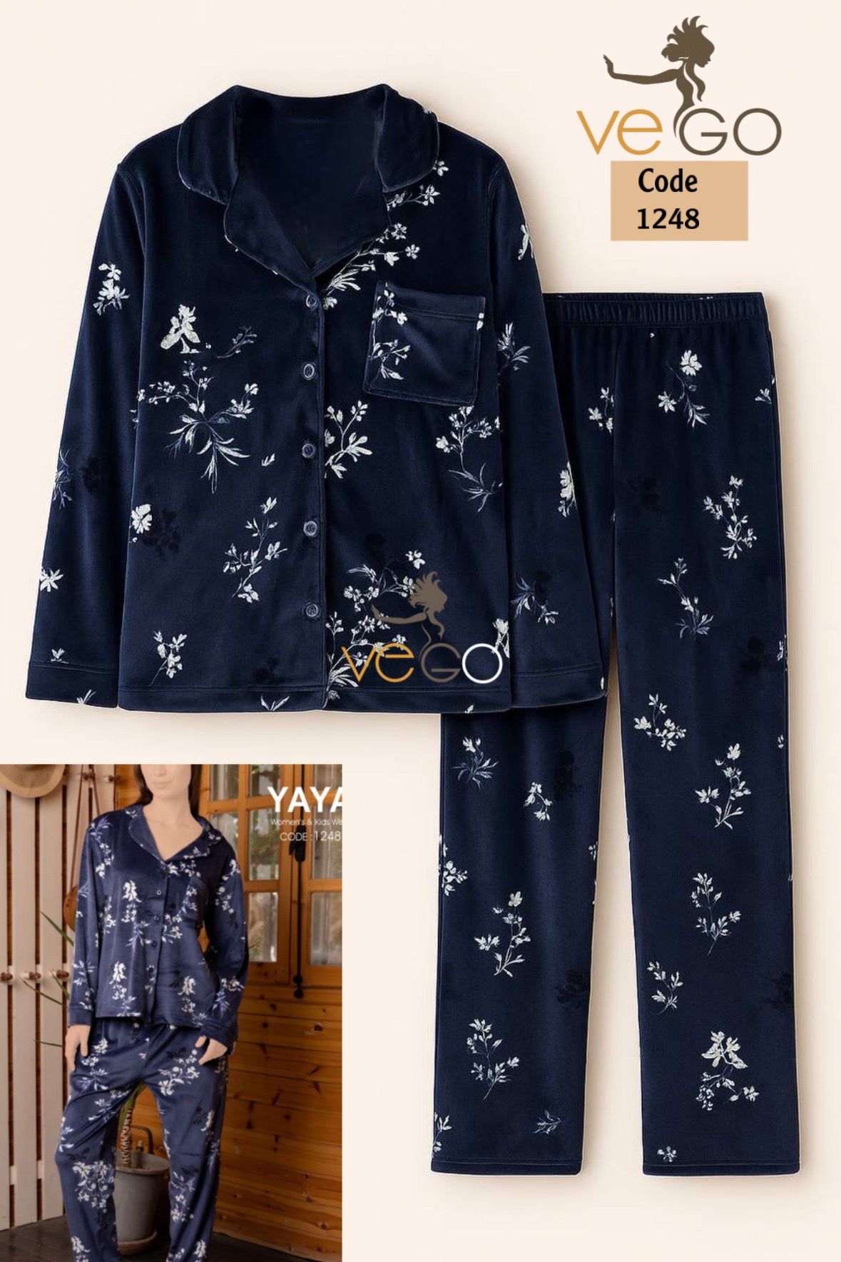 Winter women pajama yaya 1248
