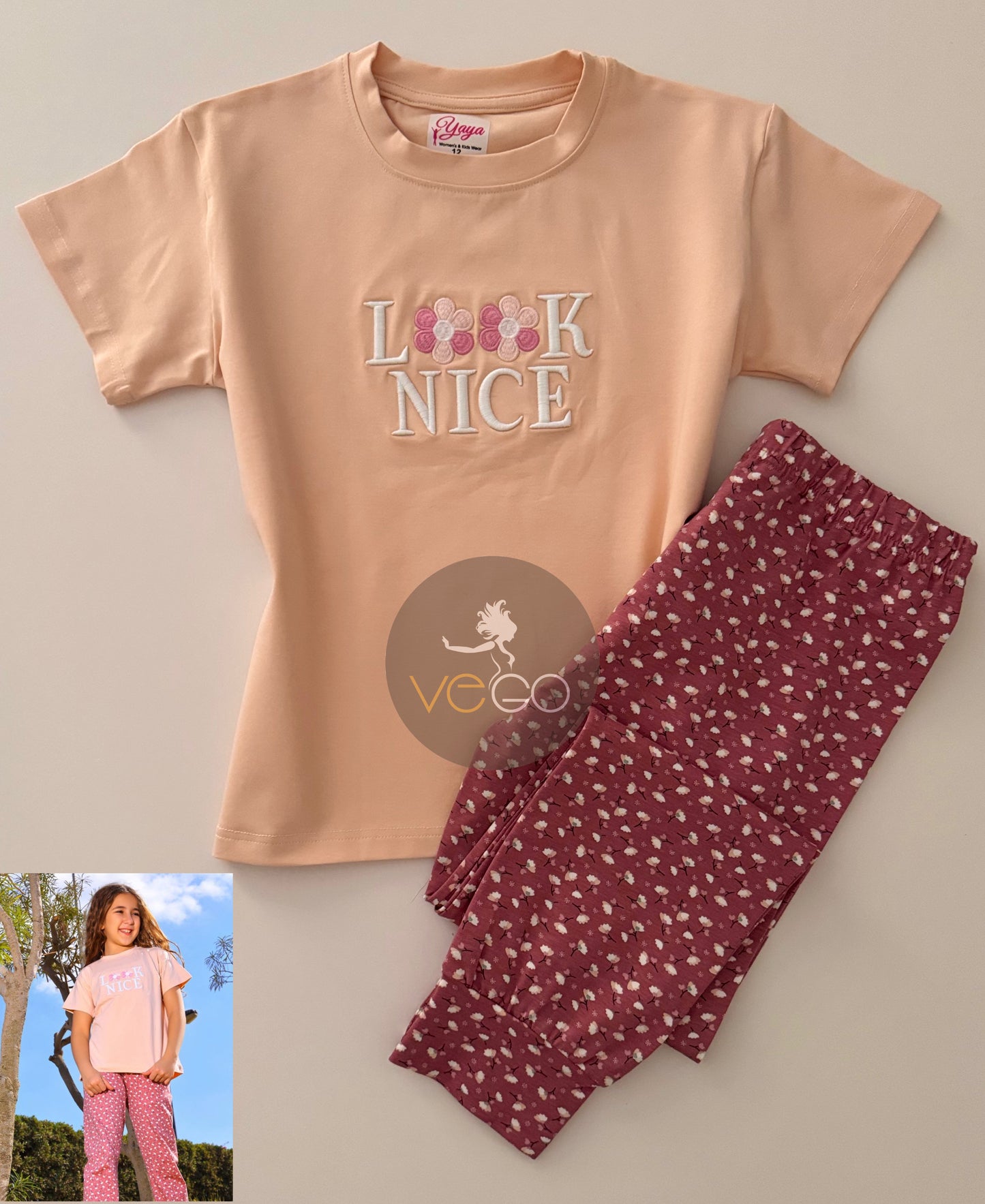 Summer girl pajama يايا