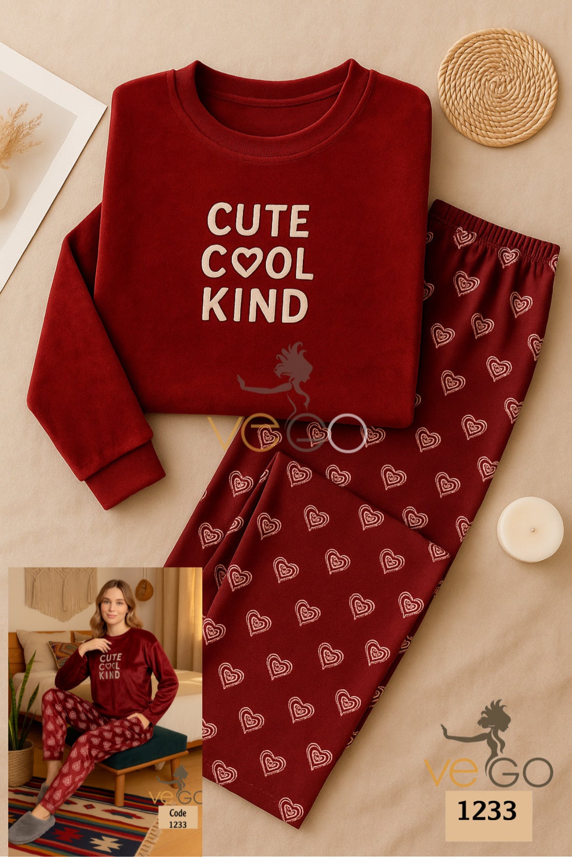 Winter women pajama yaya 1233