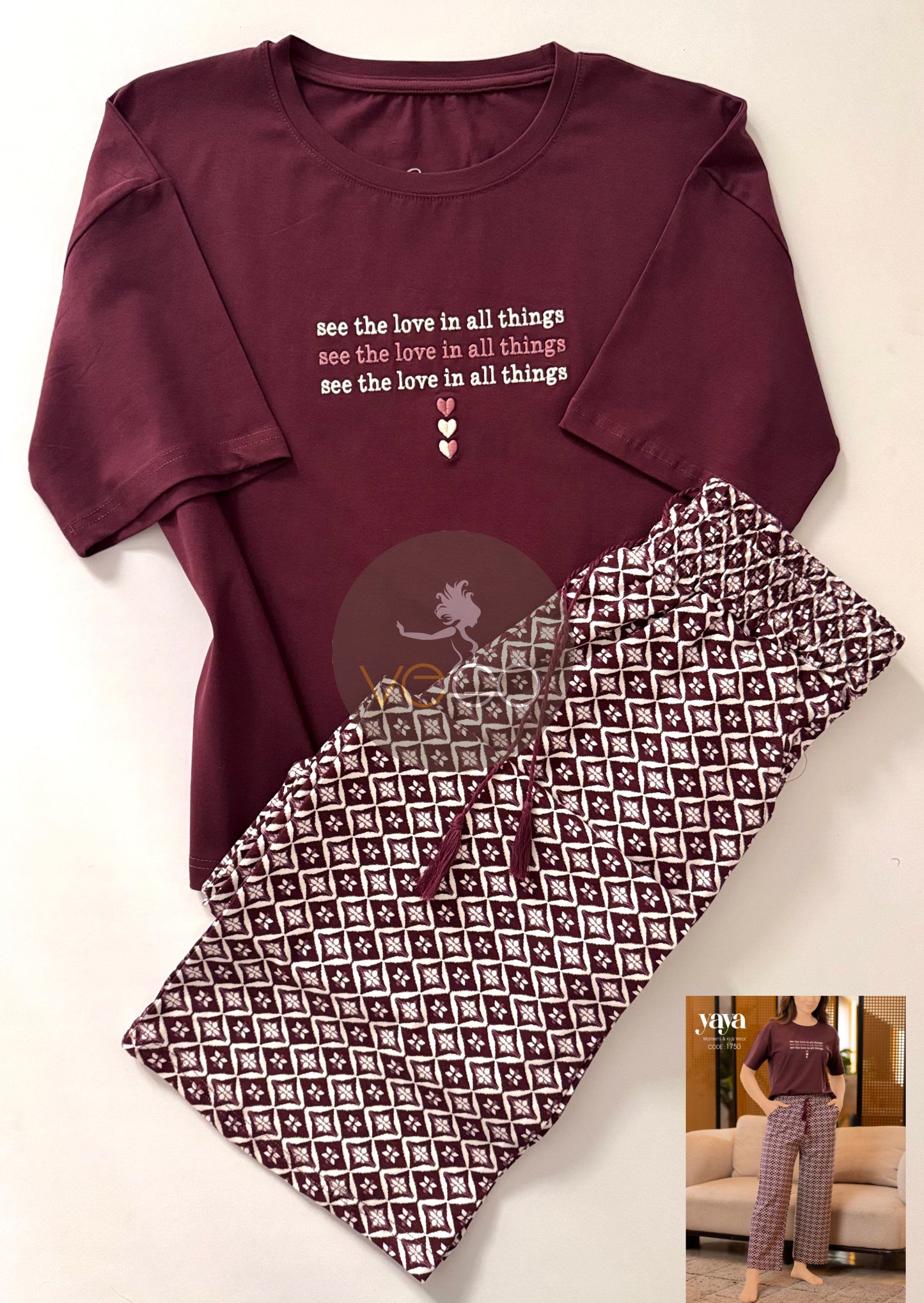 Summer women pajama yaya pant