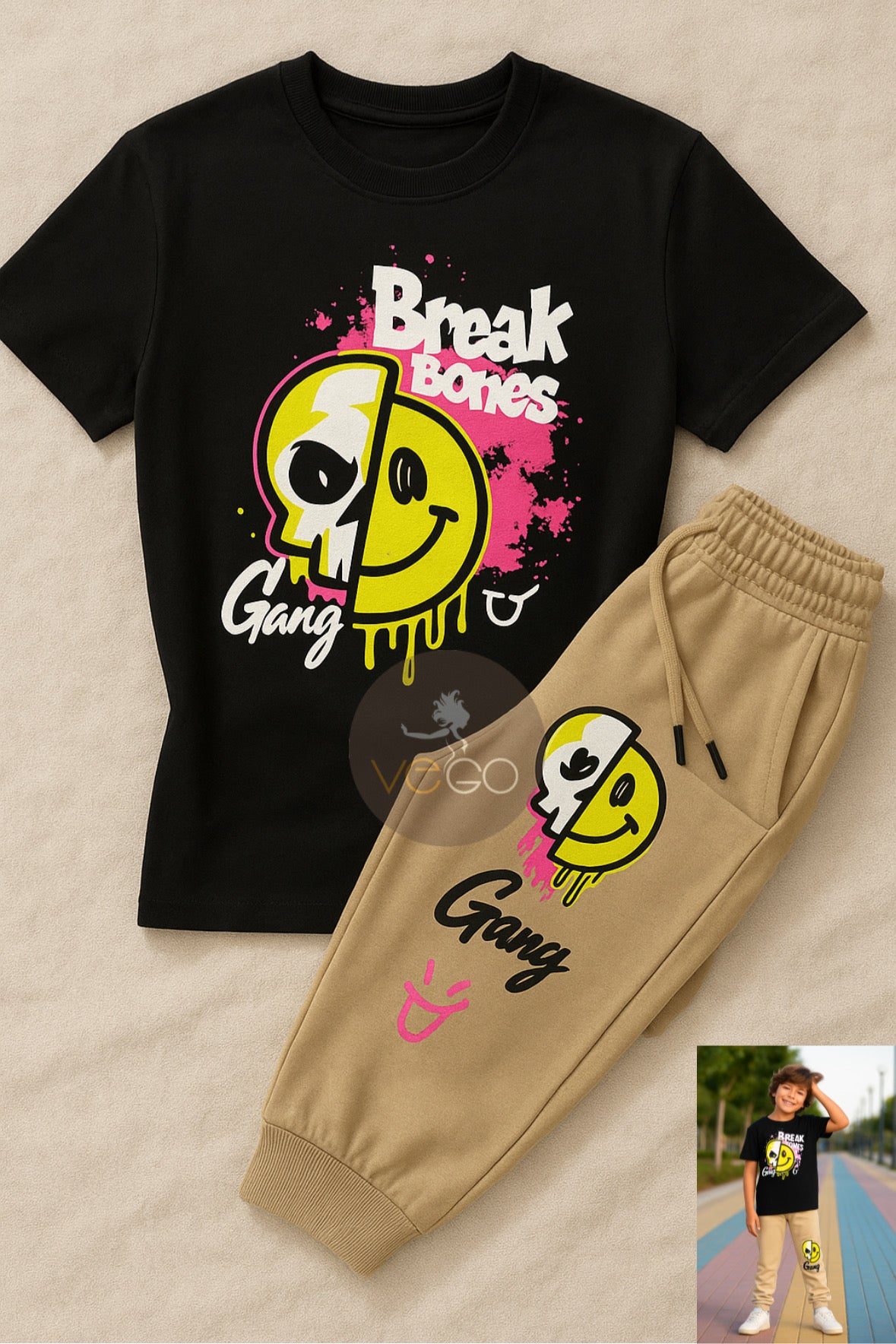 Summer boy pajama سمايل