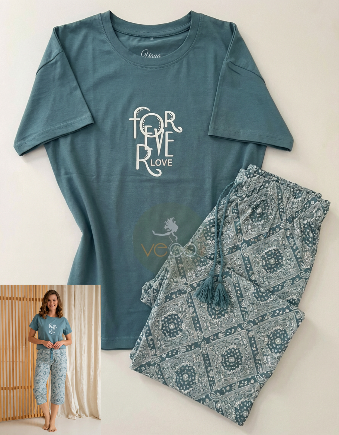 Summer women pajama yaya permoda 1530