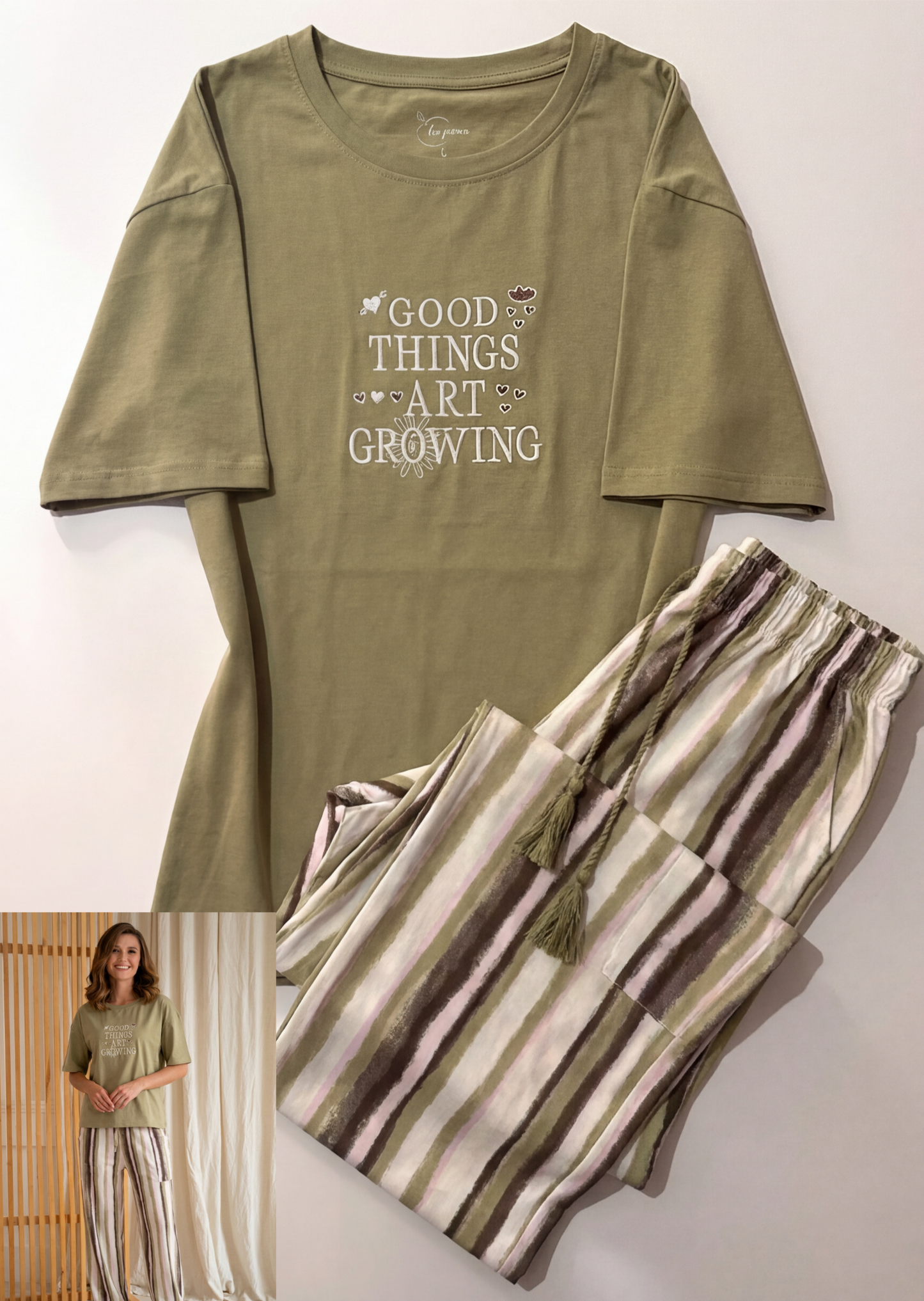Summer women pajama yaya pant 1553