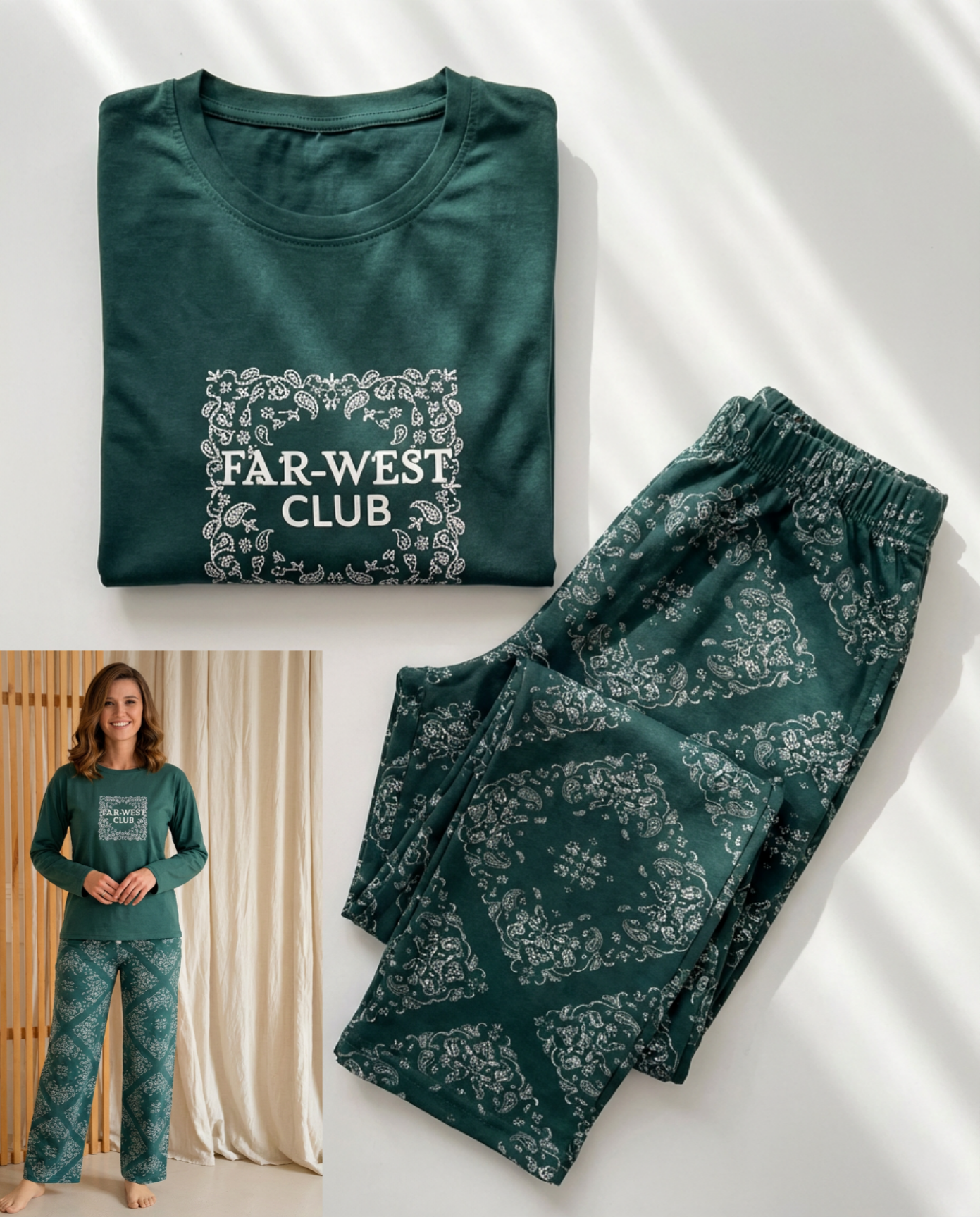 Summer women pajama yaya long sleeves 1501