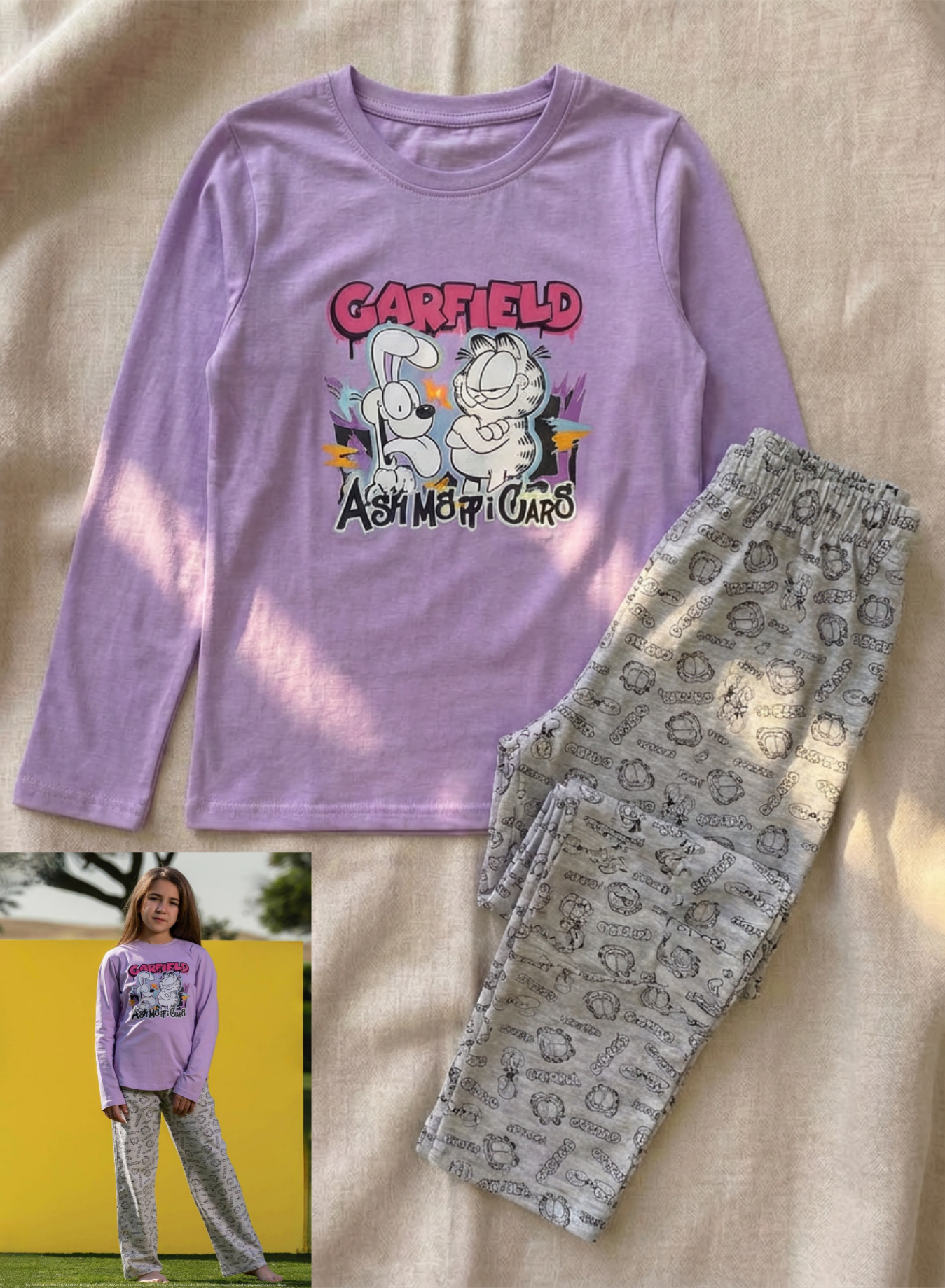 Summer girl pajama moana 3277-4277 long sleeves