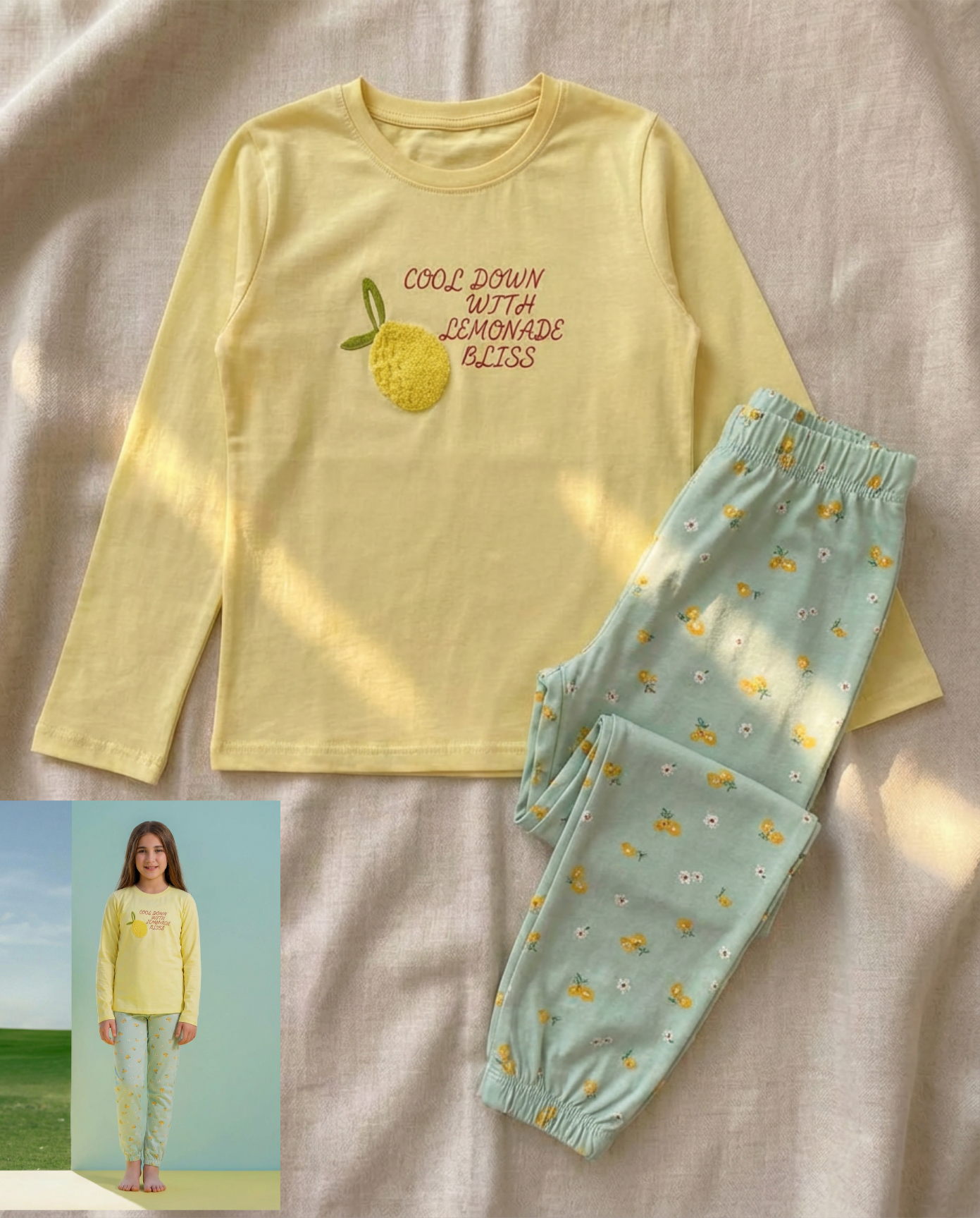 Summer girl pajama moana 3271-4271 long sleeves