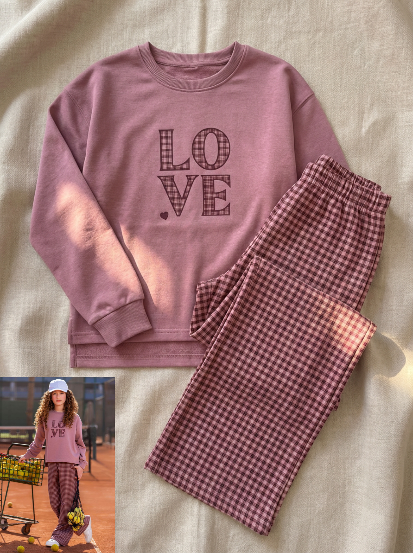 Summer girl pajama yaya 3322-4322