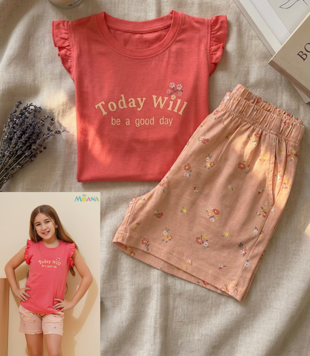 Summer girl pajama moana 3252-4252