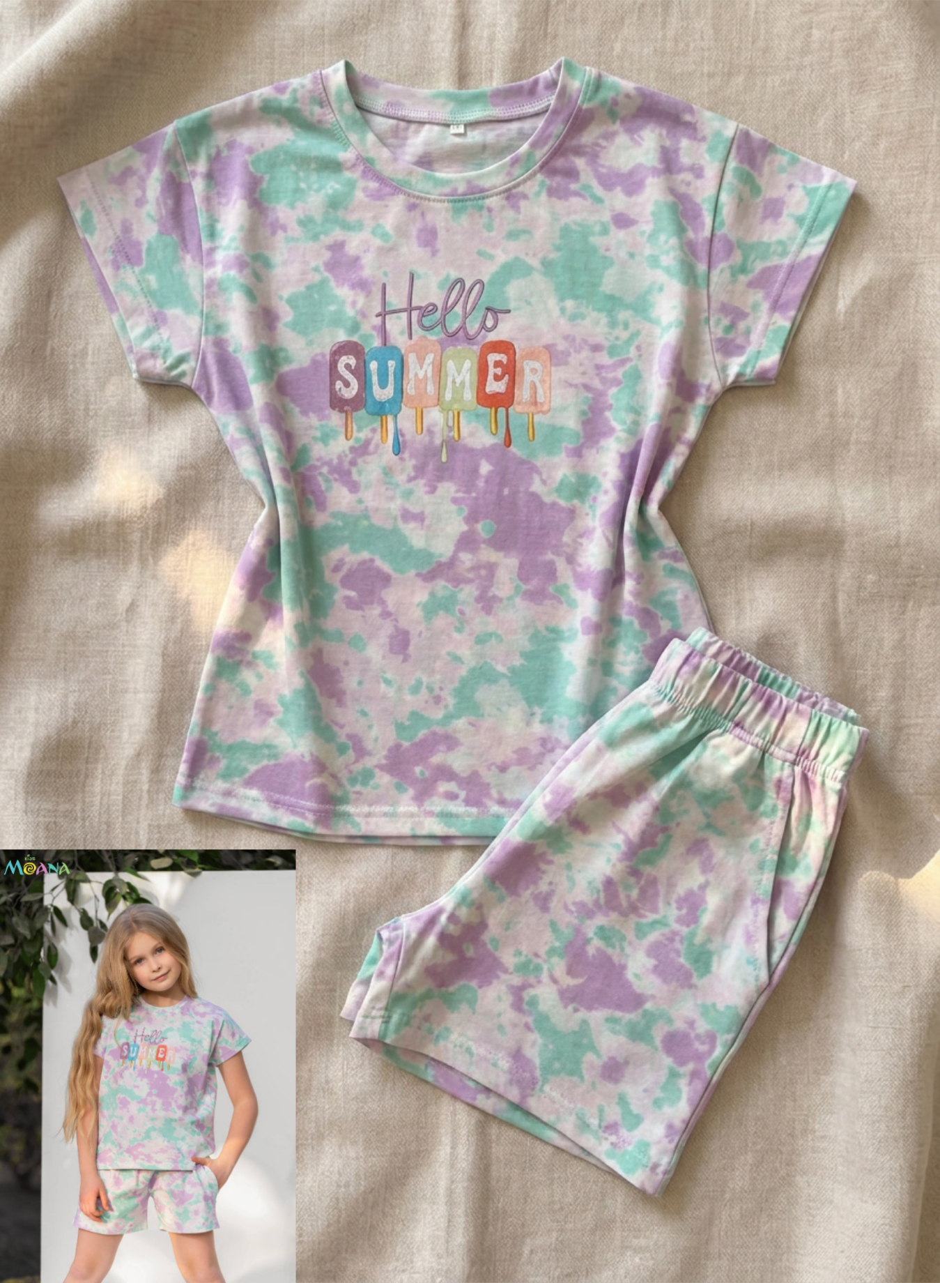 Summer girl pajama moana 3262-4262