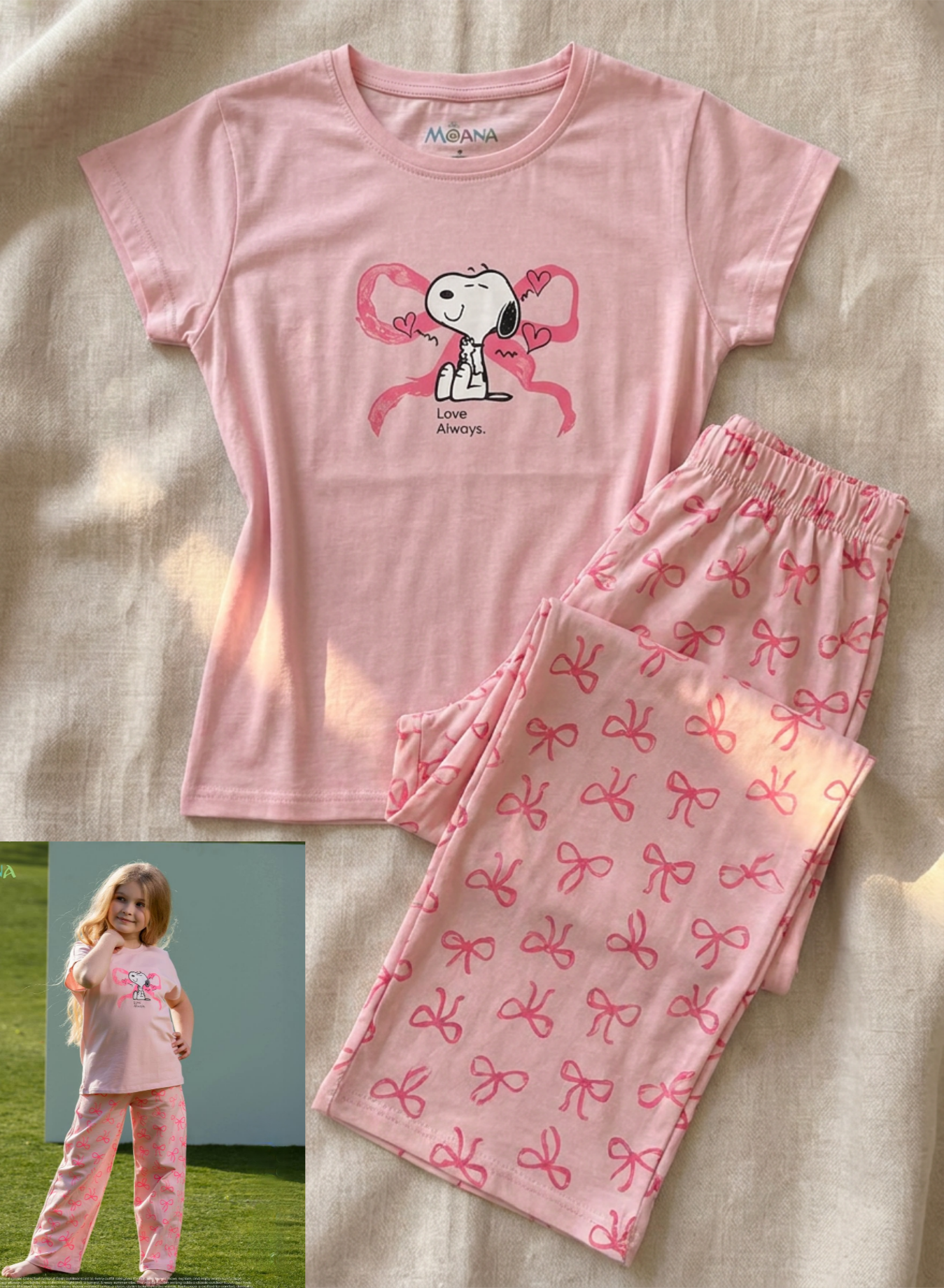 Summer girl pajama moana 3209-4209