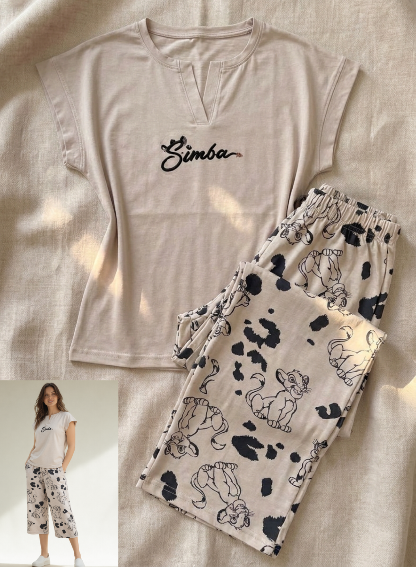 Summer women pajama yaya permoda 1595