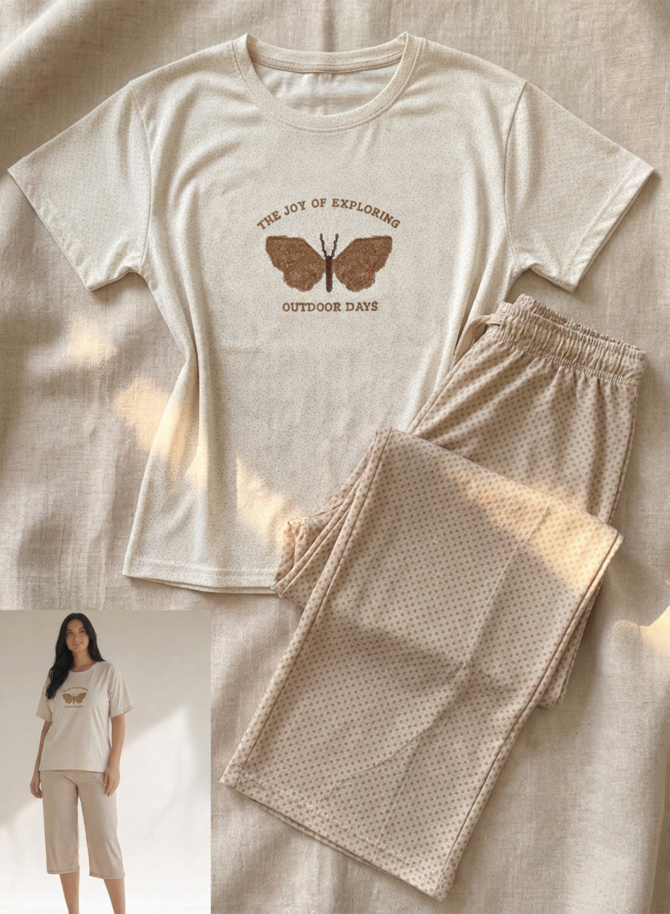 Summer women pajama yaya permoda 1563