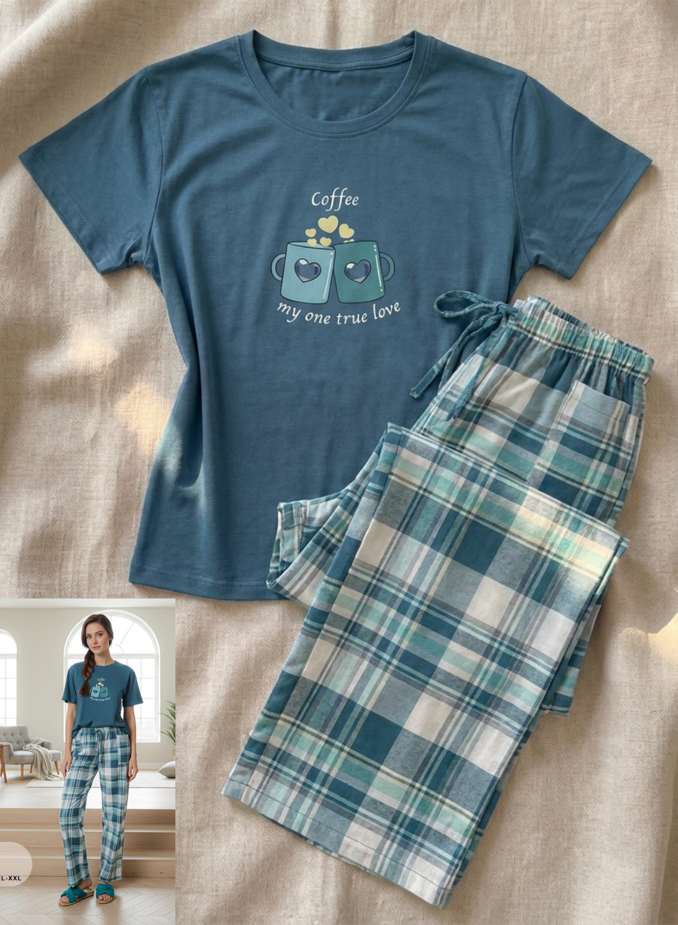 Summer women pajama lapoma 0132