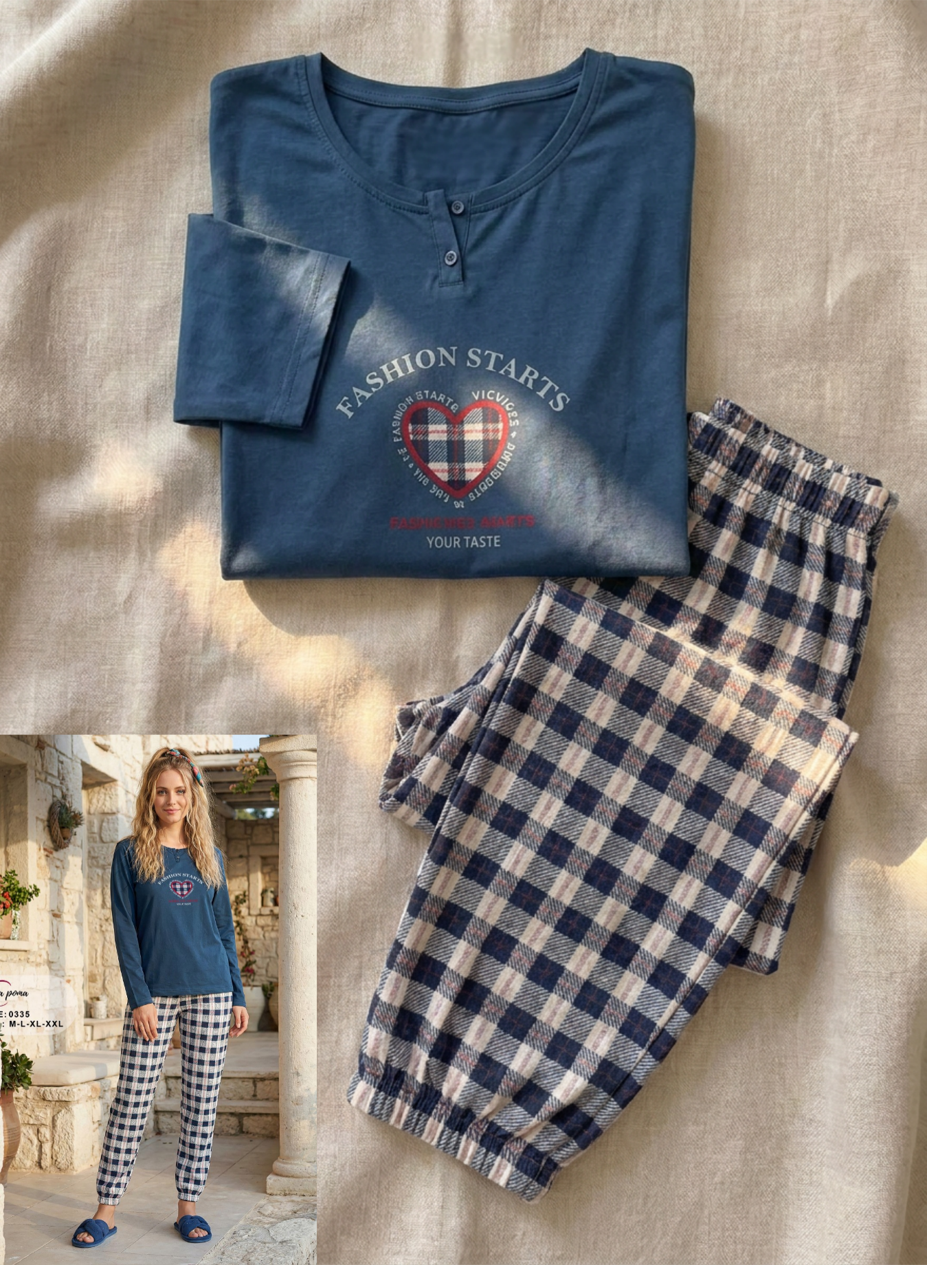 Summer women pajama lapoma 0335