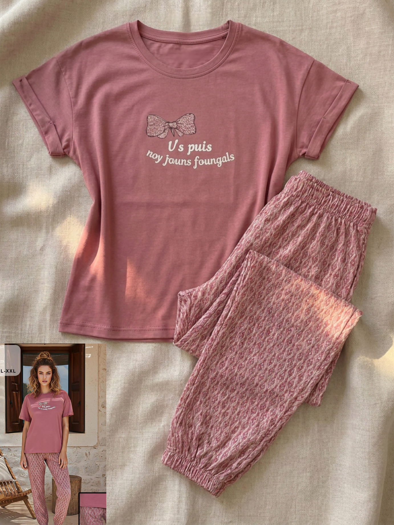 Summer women pajama lapoma 0133