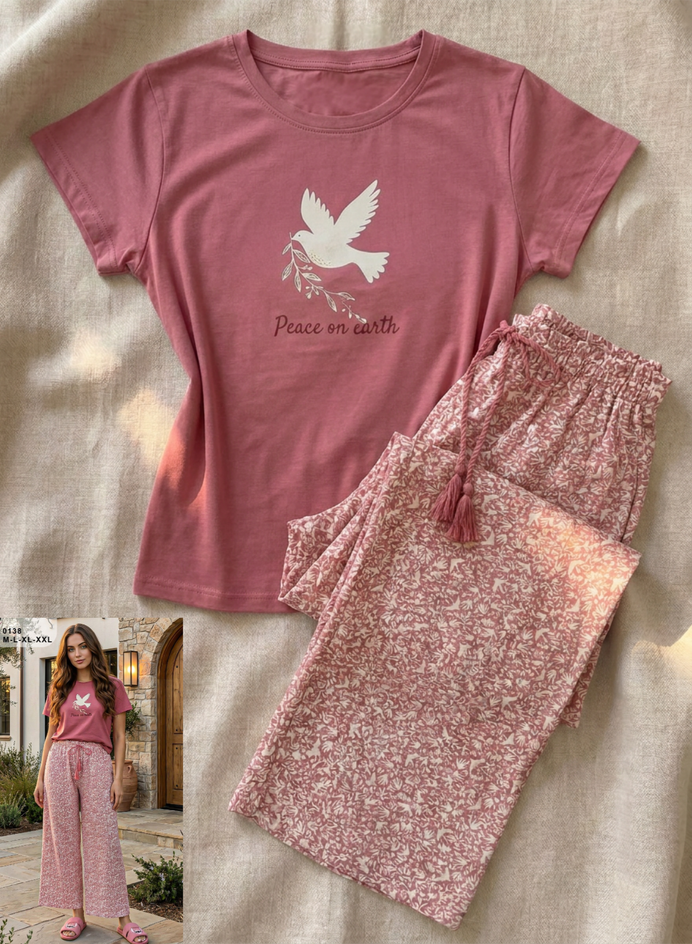Summer women pajama lapoma 0138
