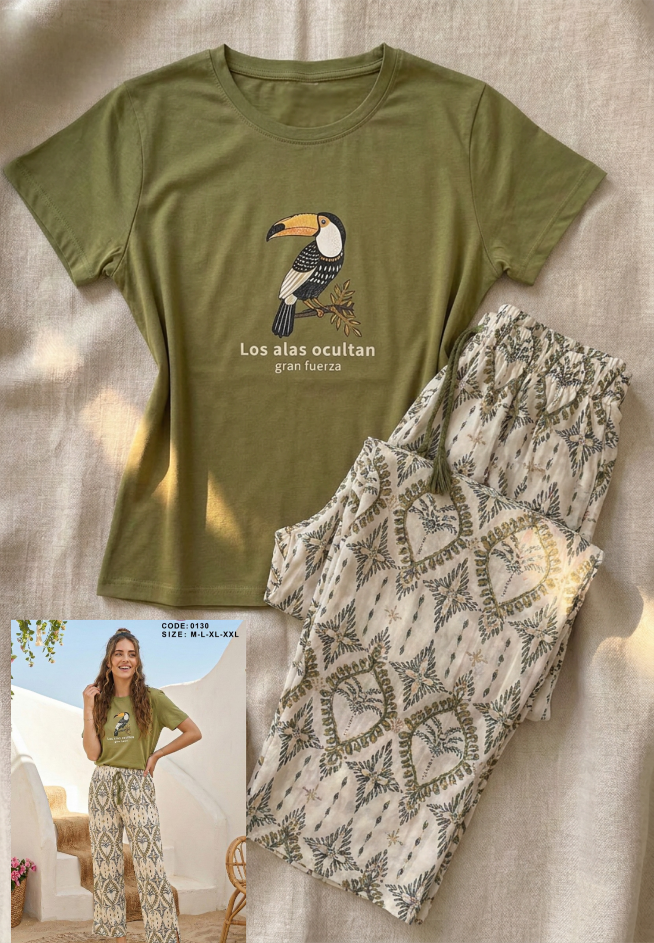 Summer women pajama lapoma 0130