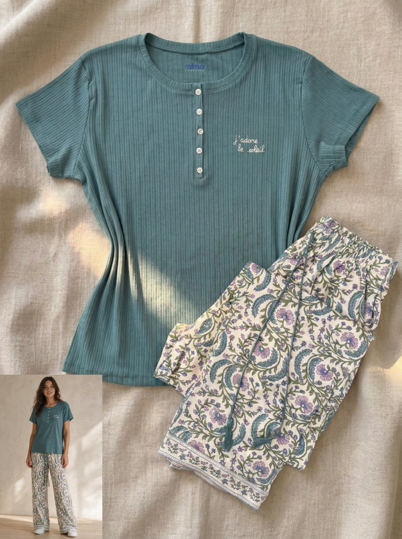Summer women pajama mimo long permoda 2025