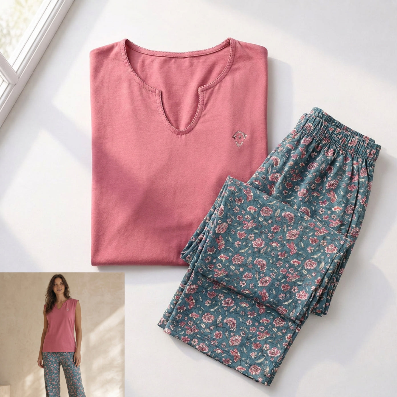 Summer women pajama mimo long permoda 2035