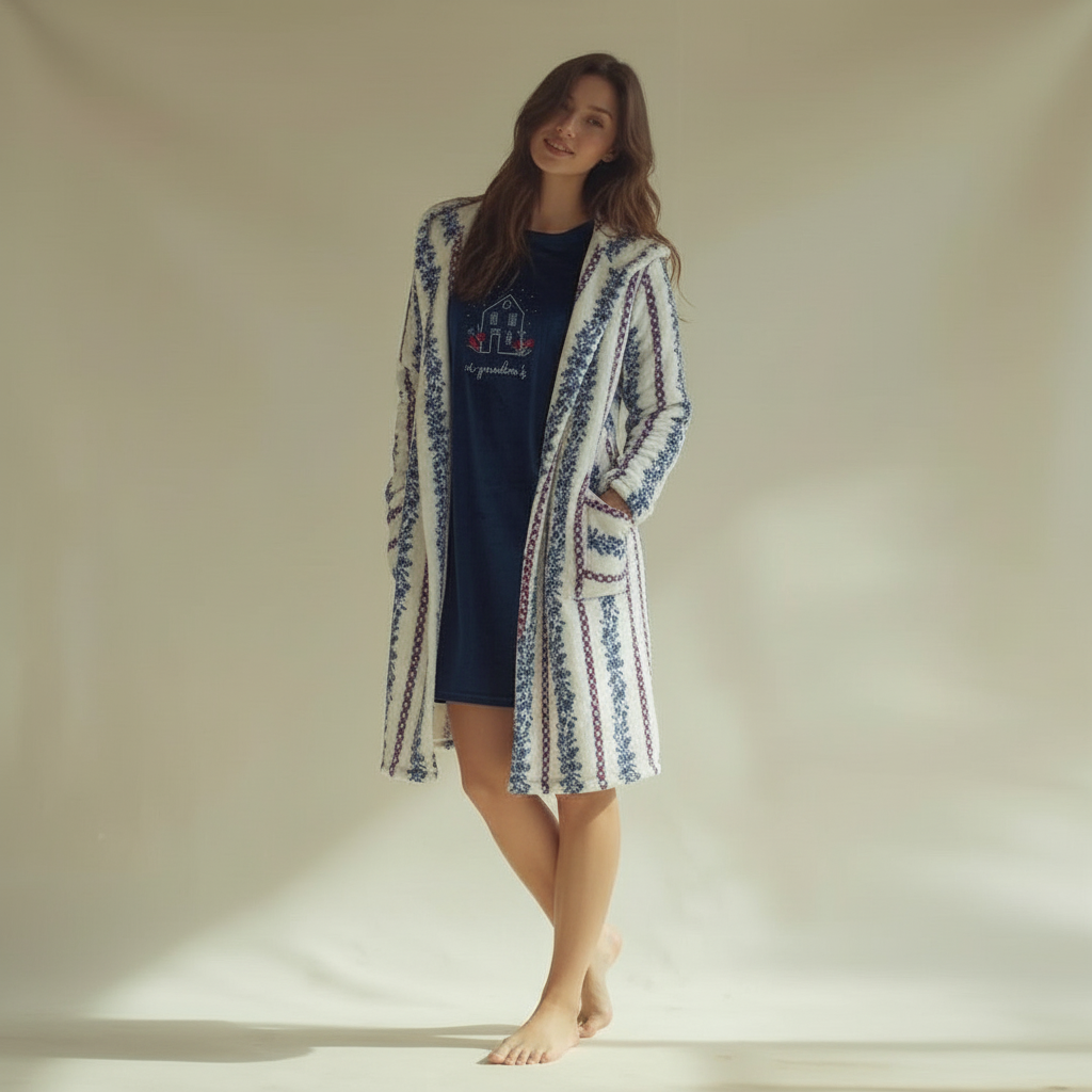 Winter women robe kera 725