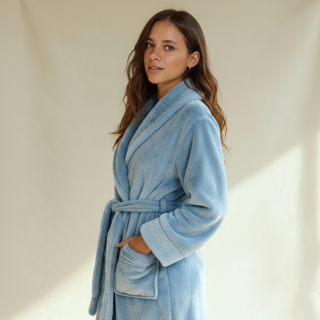 Winter women robe smile 4268