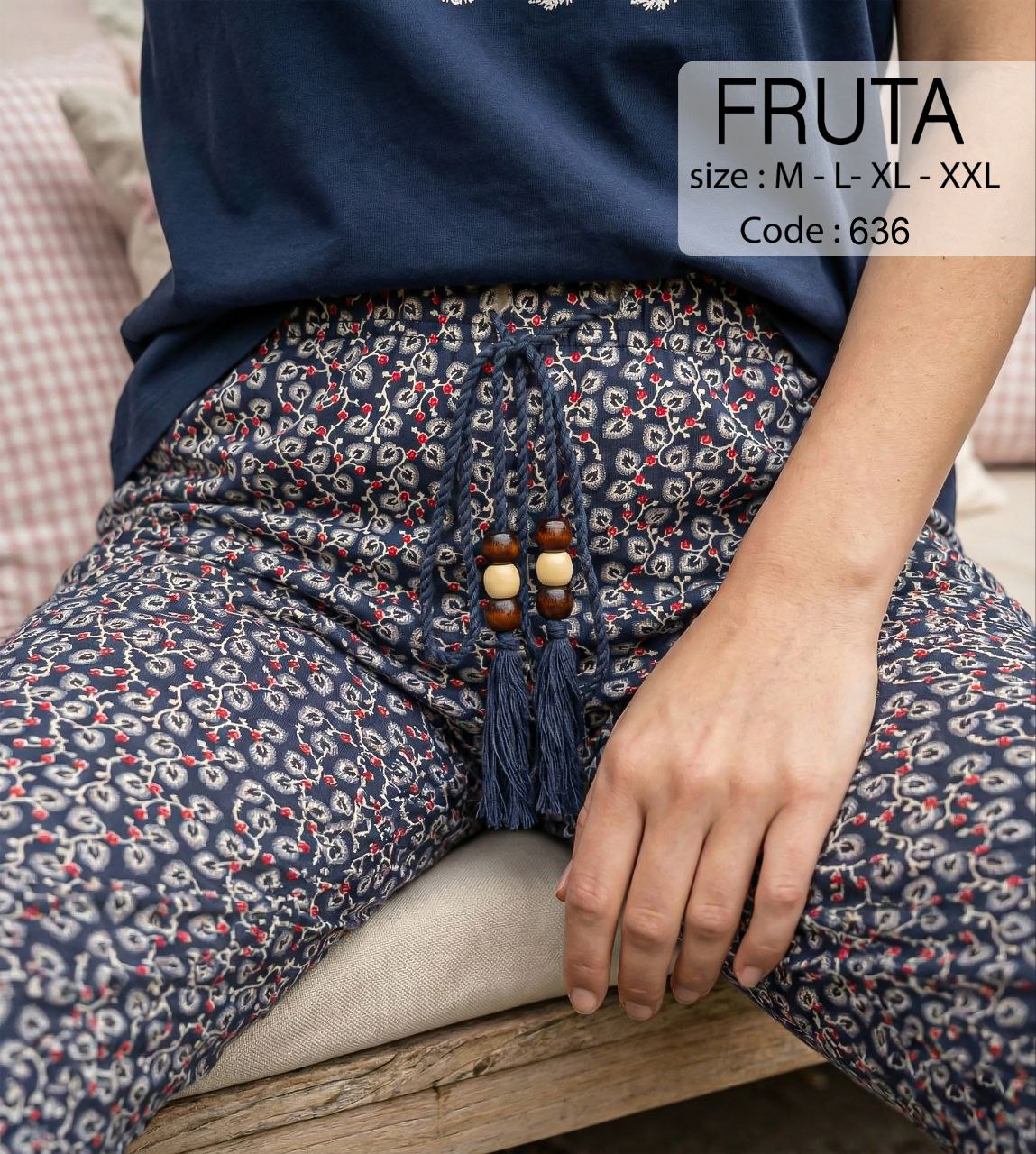 Summer women pajama fruta pant 636-936