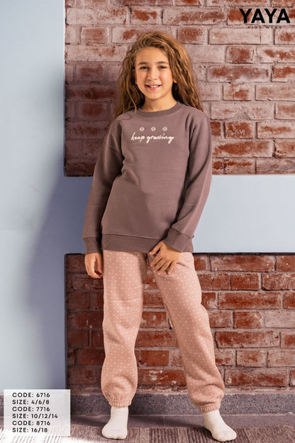 Winter girl pajama yaya 6716-7716