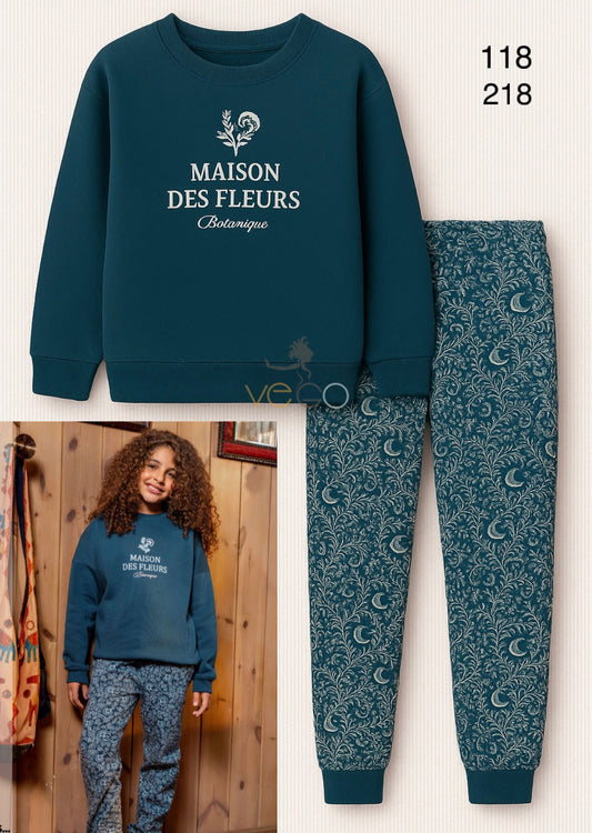 Winter girl pajama mimo 118-218