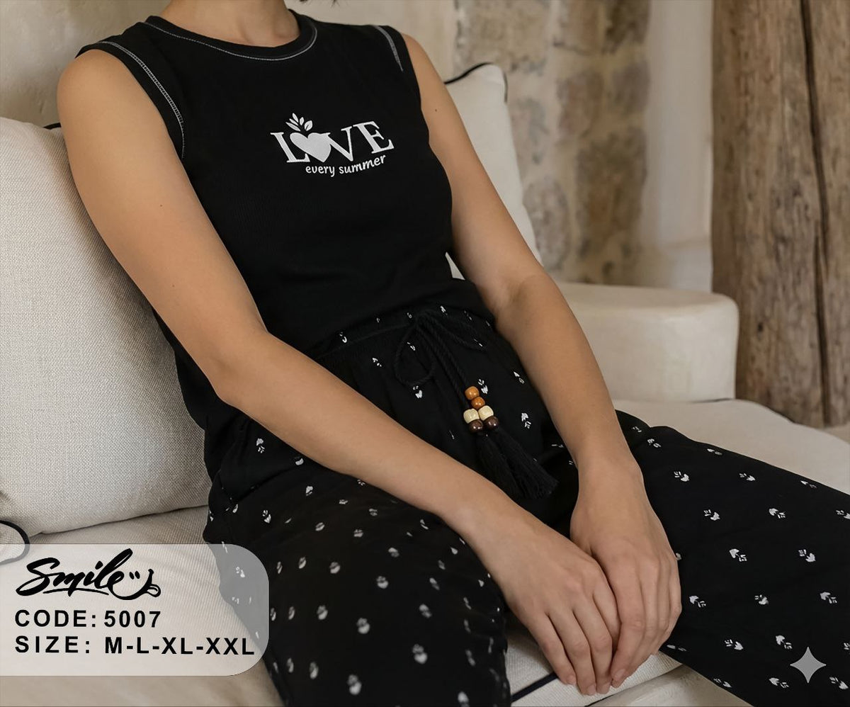 Summer women pajama smile permoda 5007