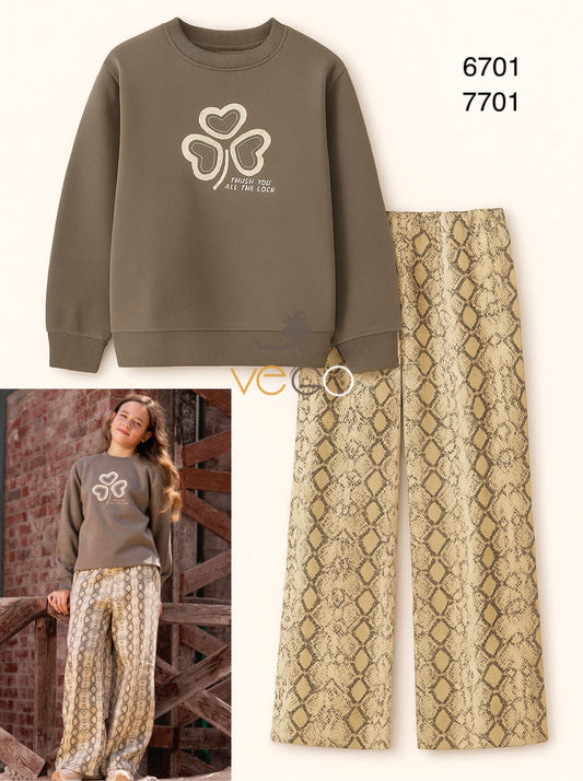 Winter girl pajama yaya 6701-7701
