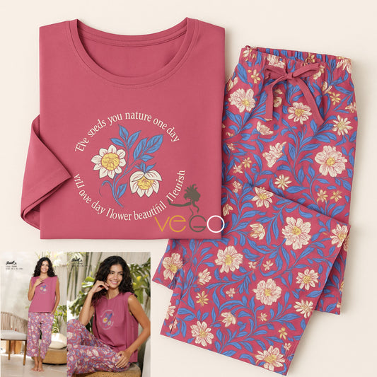 Summer women pajama smile permoda